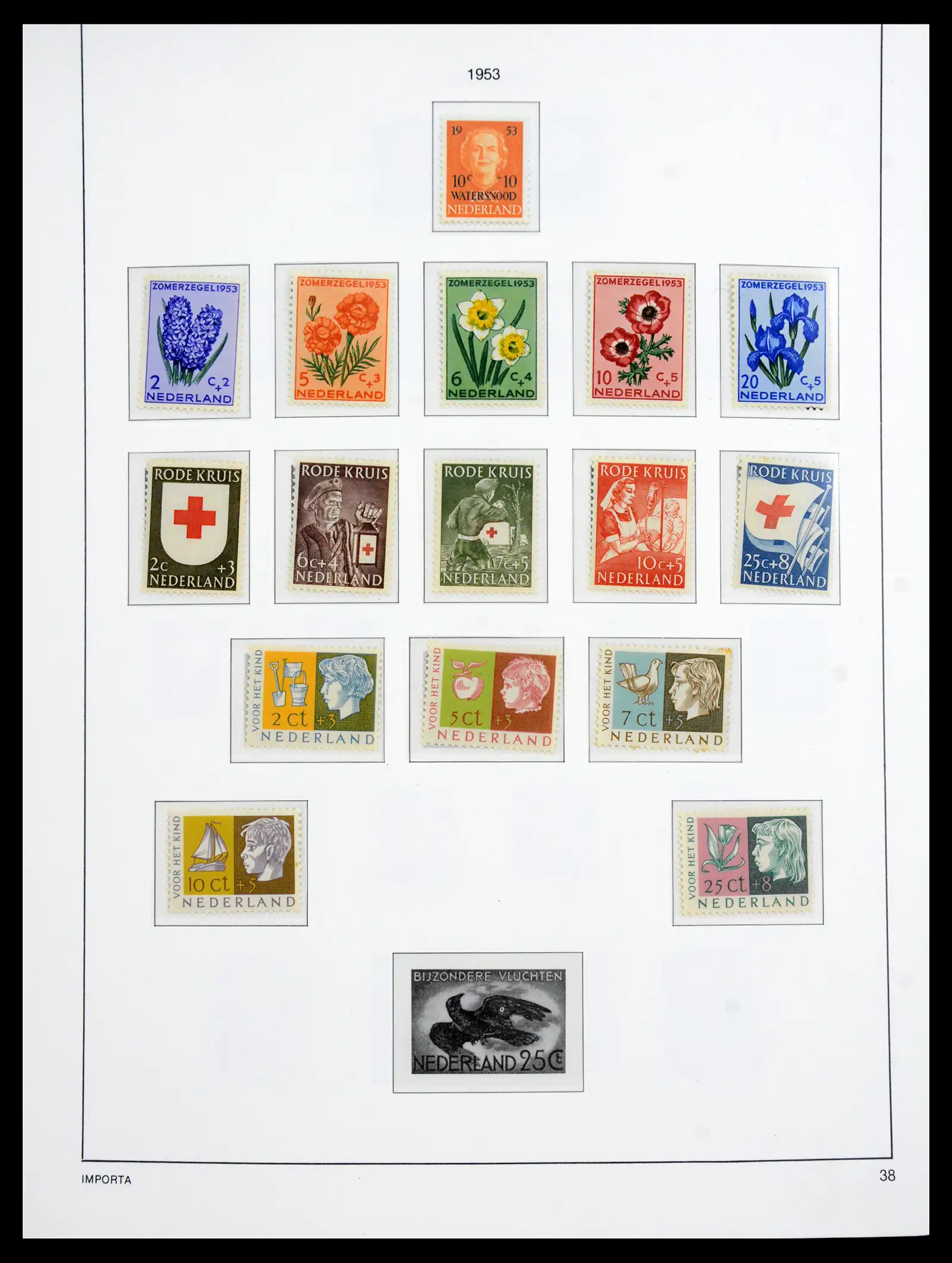 41159 0040 - Postzegelverzameling 41159 Nederland 1852-1980.