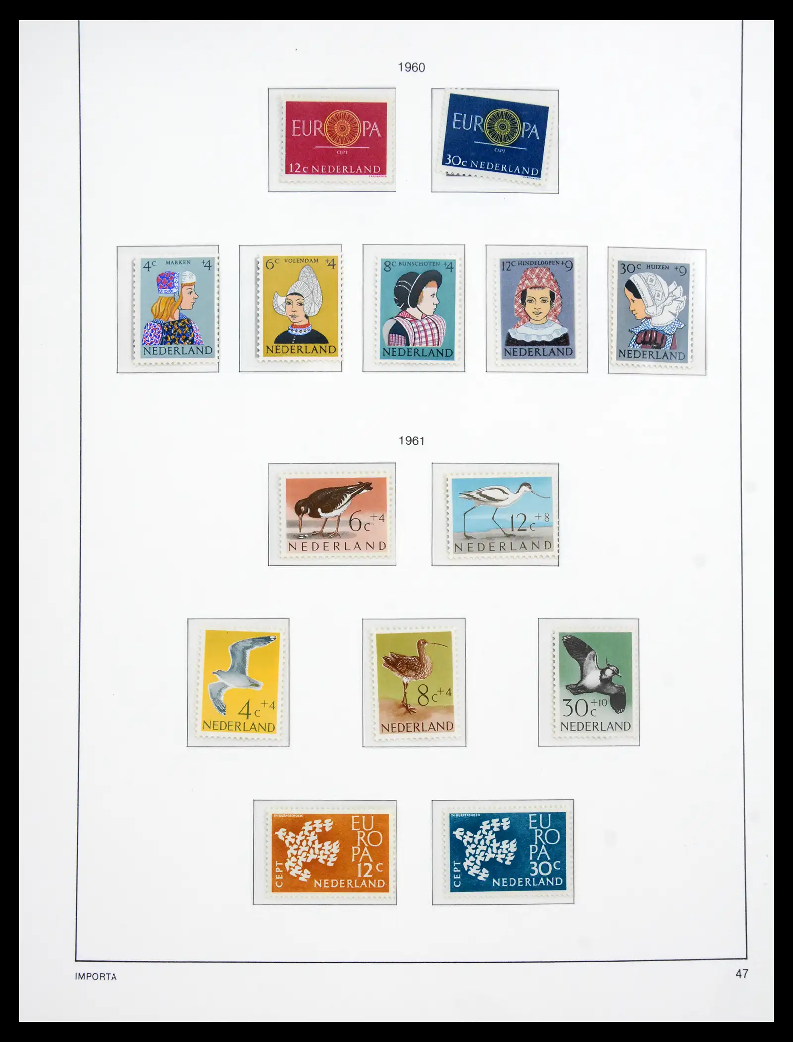 41159 0050 - Postzegelverzameling 41159 Nederland 1852-1980.
