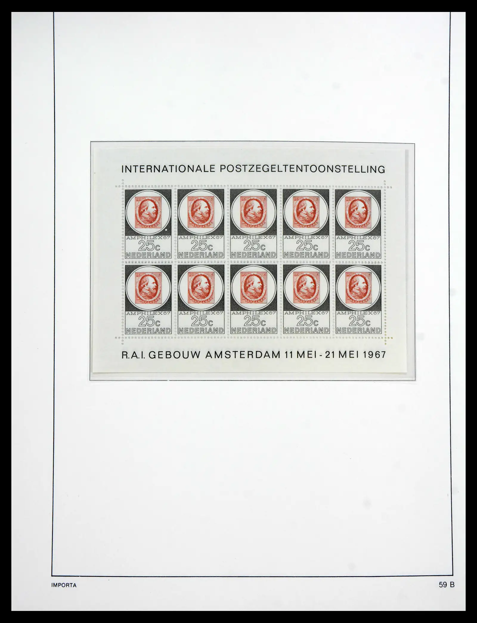 41159 0064 - Postzegelverzameling 41159 Nederland 1852-1980.