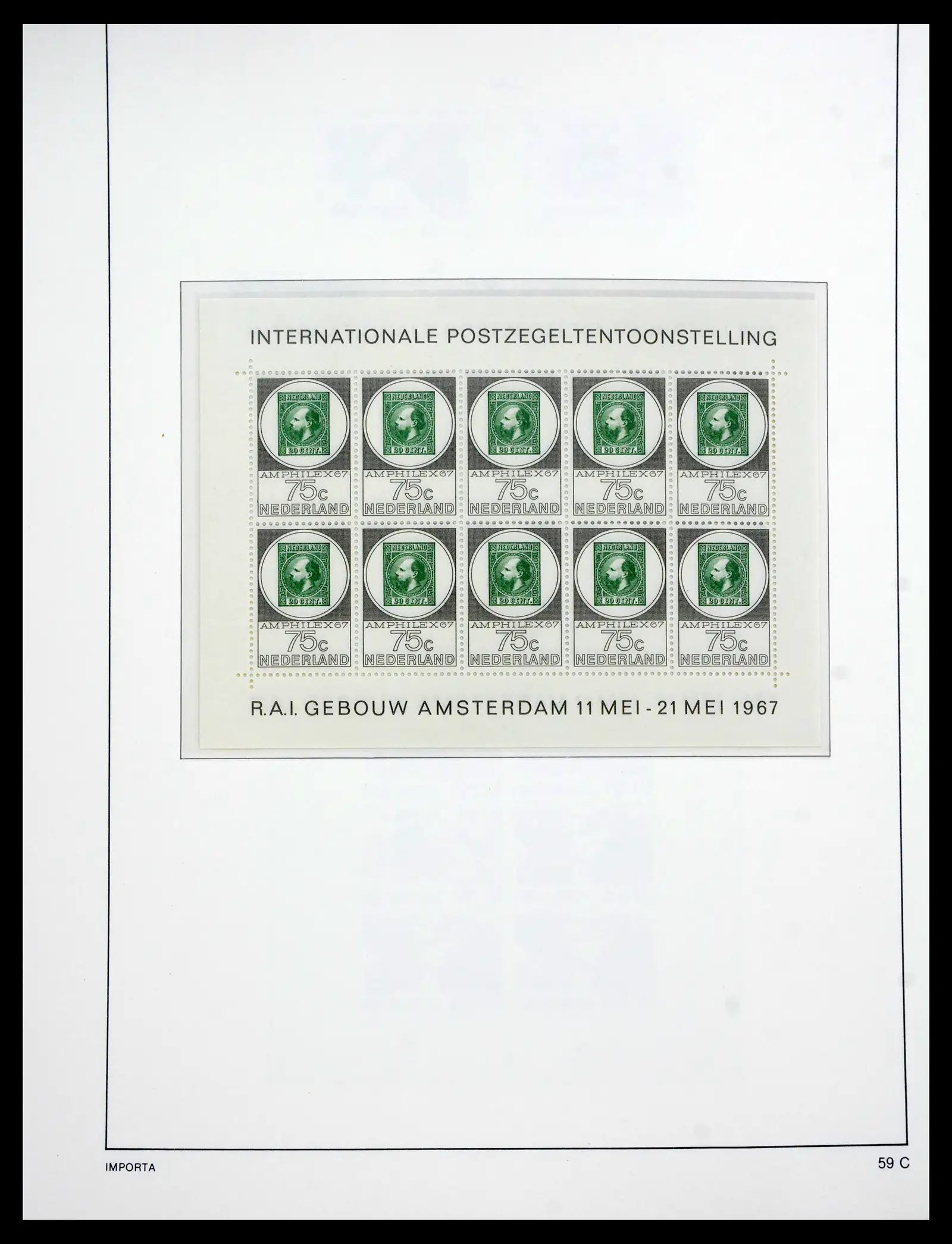 41159 0065 - Postzegelverzameling 41159 Nederland 1852-1980.