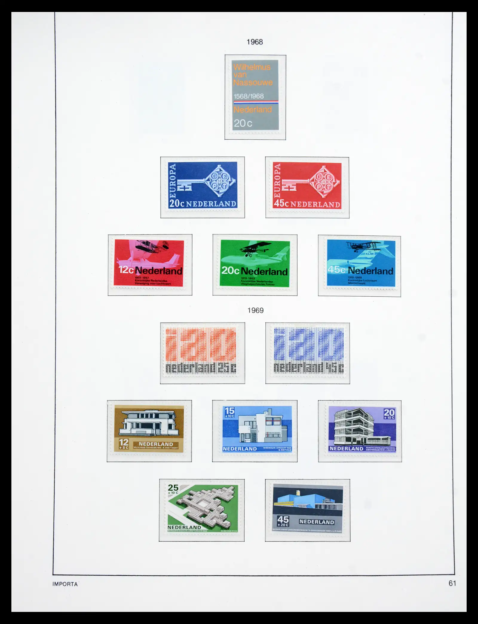 41159 0067 - Postzegelverzameling 41159 Nederland 1852-1980.