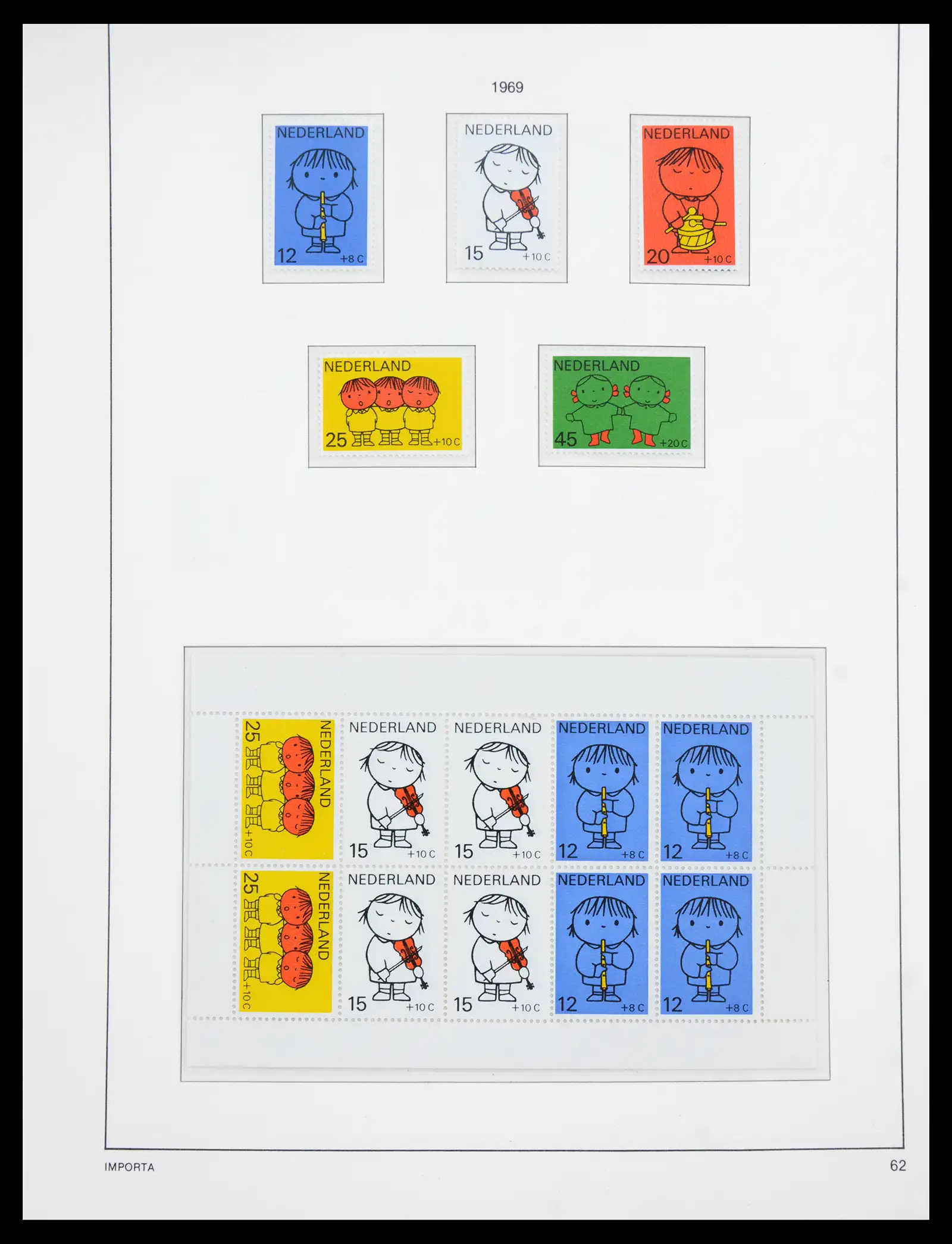 41159 0068 - Postzegelverzameling 41159 Nederland 1852-1980.