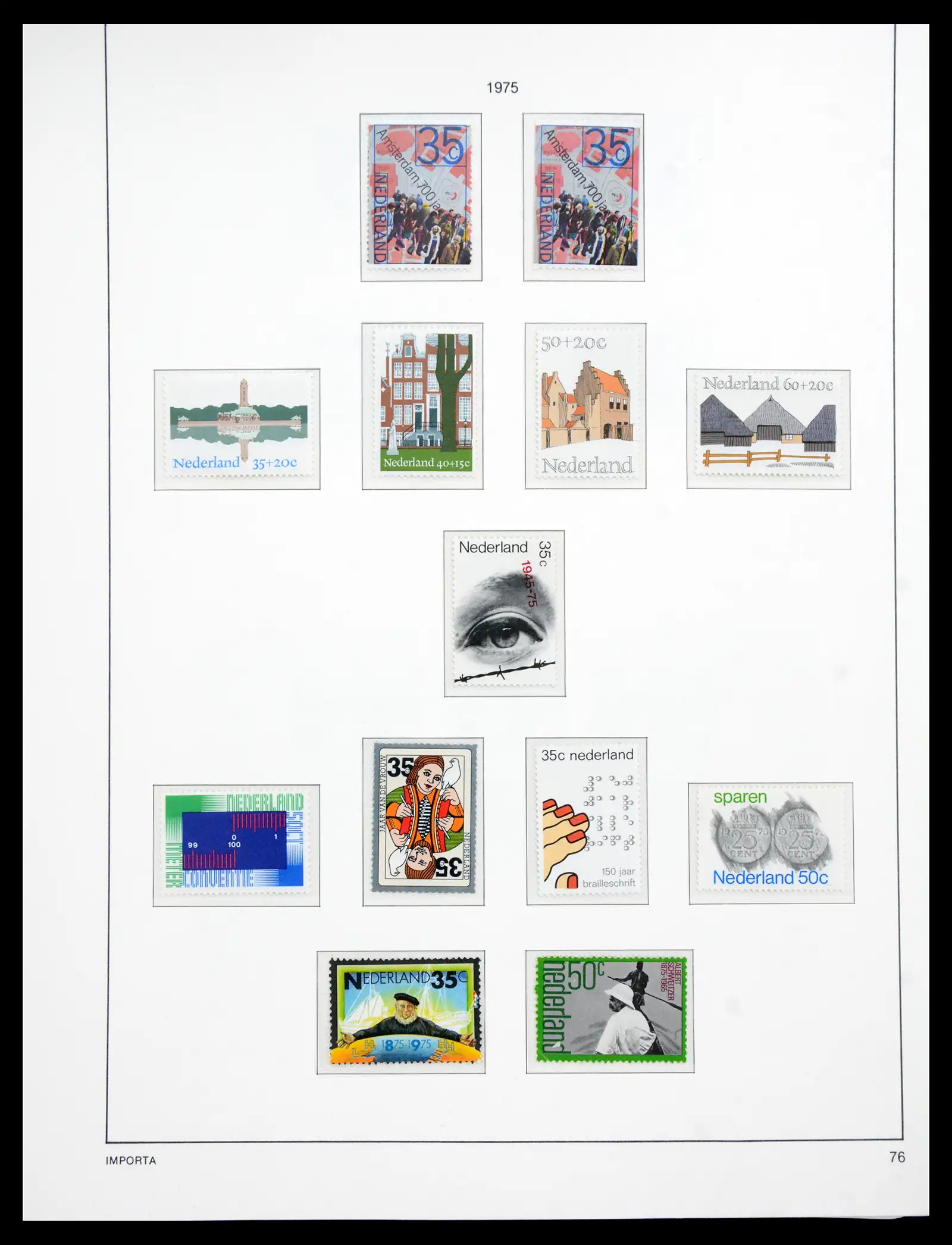 41159 0083 - Postzegelverzameling 41159 Nederland 1852-1980.