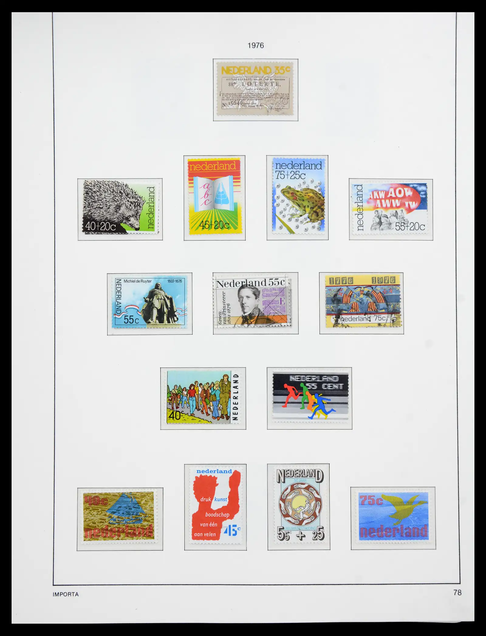 41159 0085 - Postzegelverzameling 41159 Nederland 1852-1980.