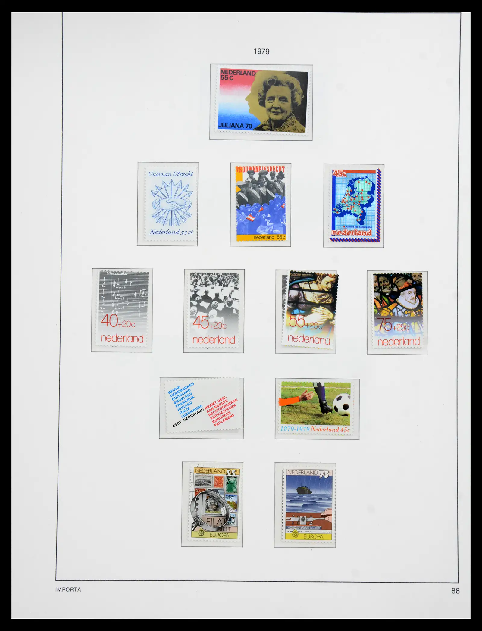 41159 0096 - Postzegelverzameling 41159 Nederland 1852-1980.