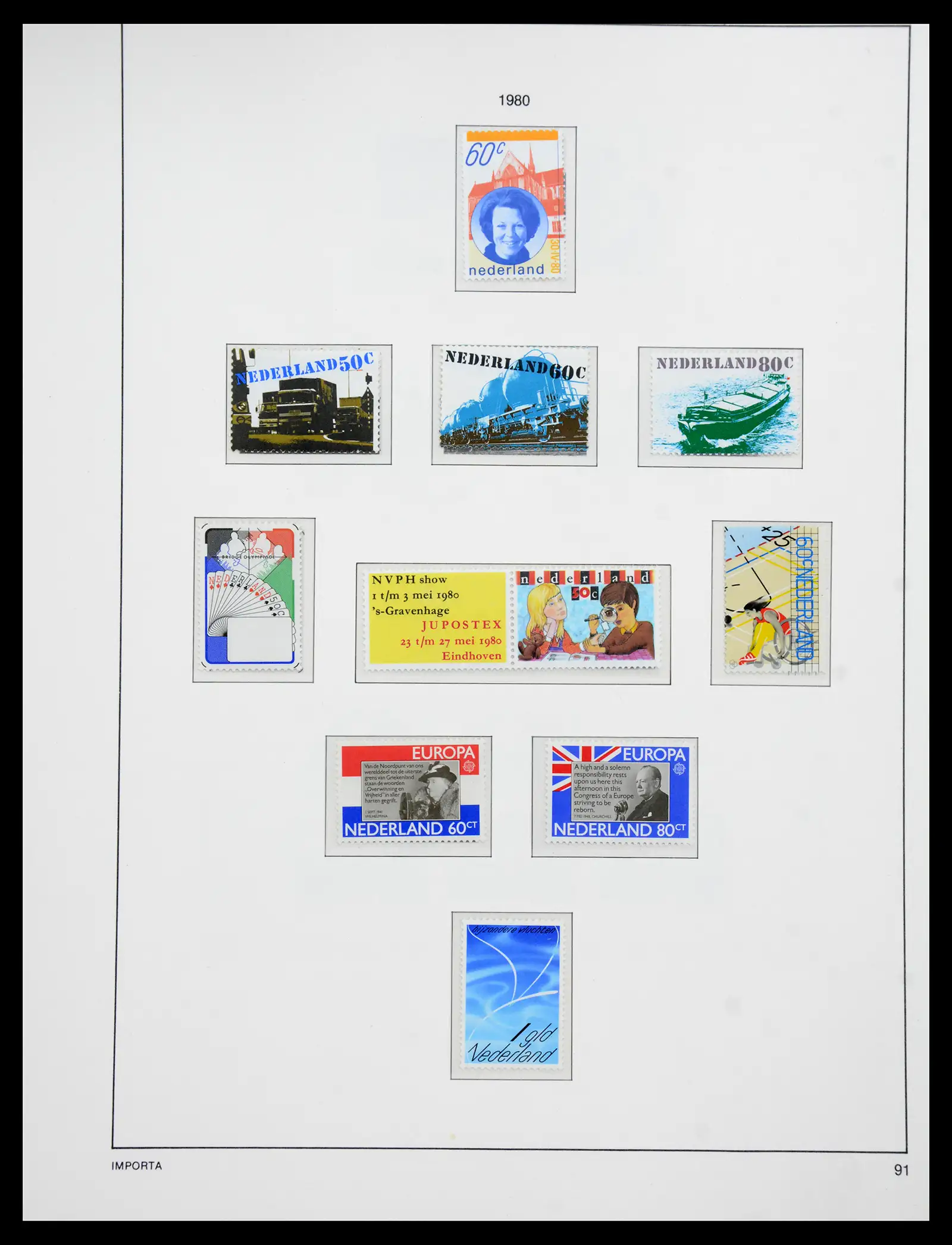 41159 0099 - Postzegelverzameling 41159 Nederland 1852-1980.