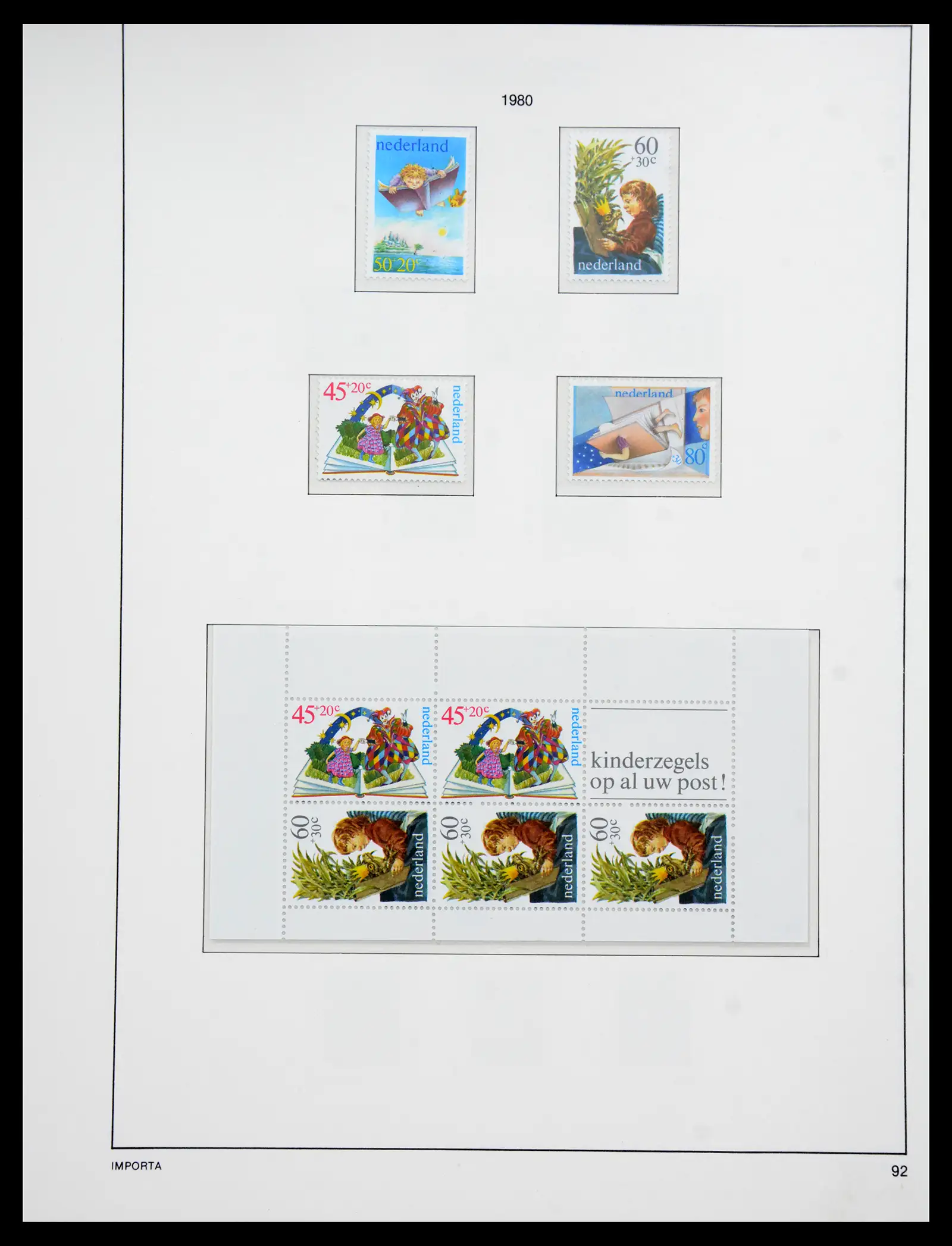 41159 0100 - Postzegelverzameling 41159 Nederland 1852-1980.
