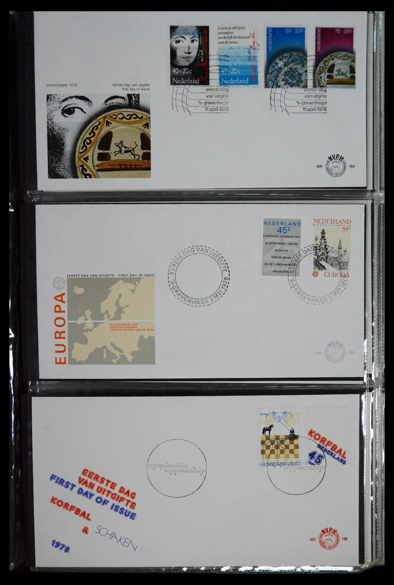 41166 0031 - Postzegelverzameling 41166 Nederland fdc's compleet 1967-2024!!