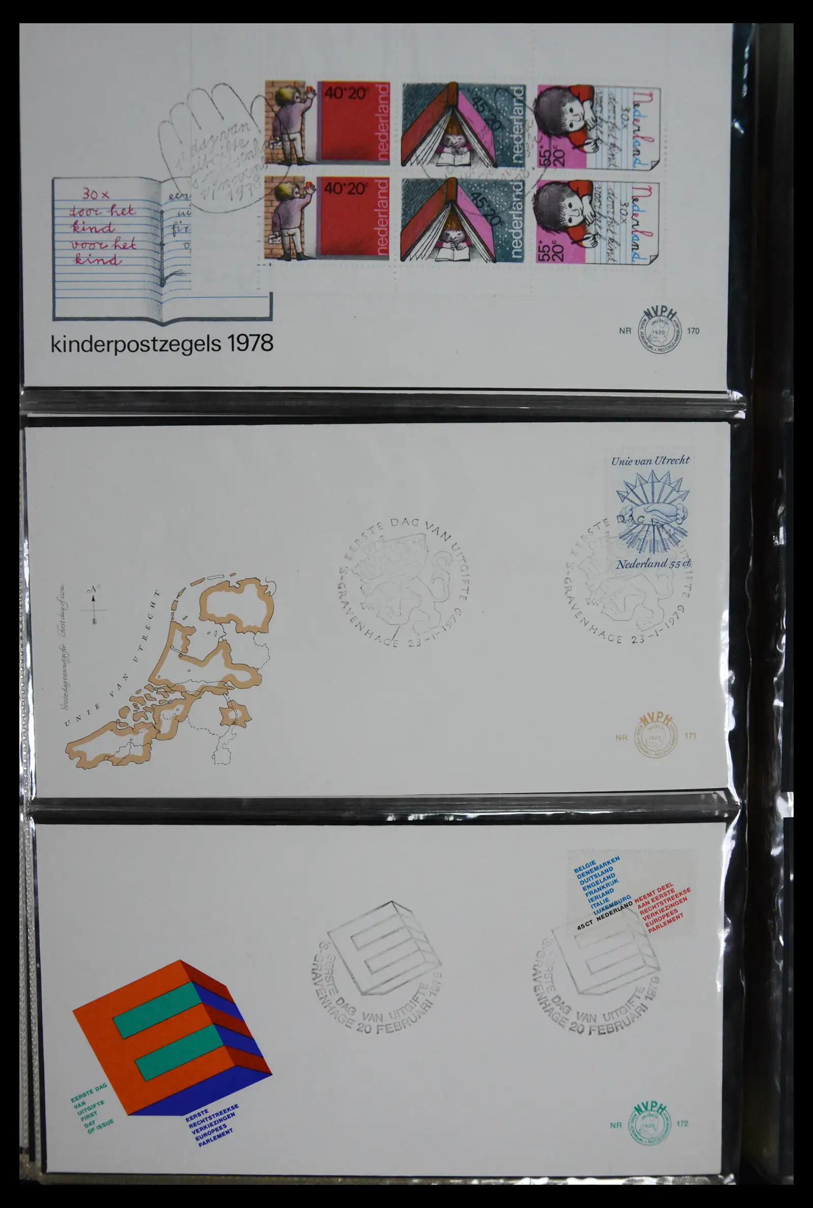 41166 0034 - Postzegelverzameling 41166 Nederland fdc's compleet 1967-2024!!