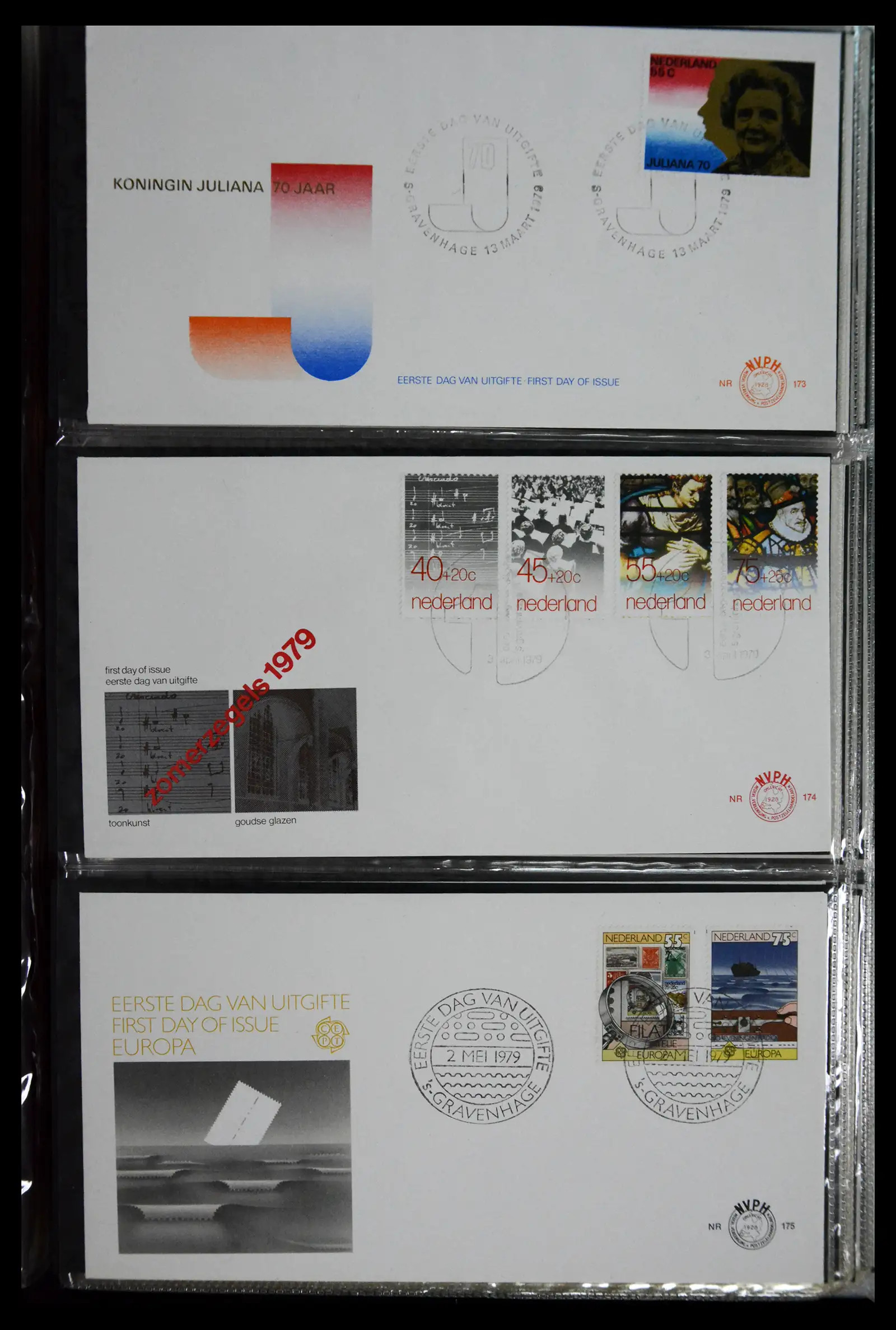 41166 0035 - Postzegelverzameling 41166 Nederland fdc's compleet 1967-2024!!