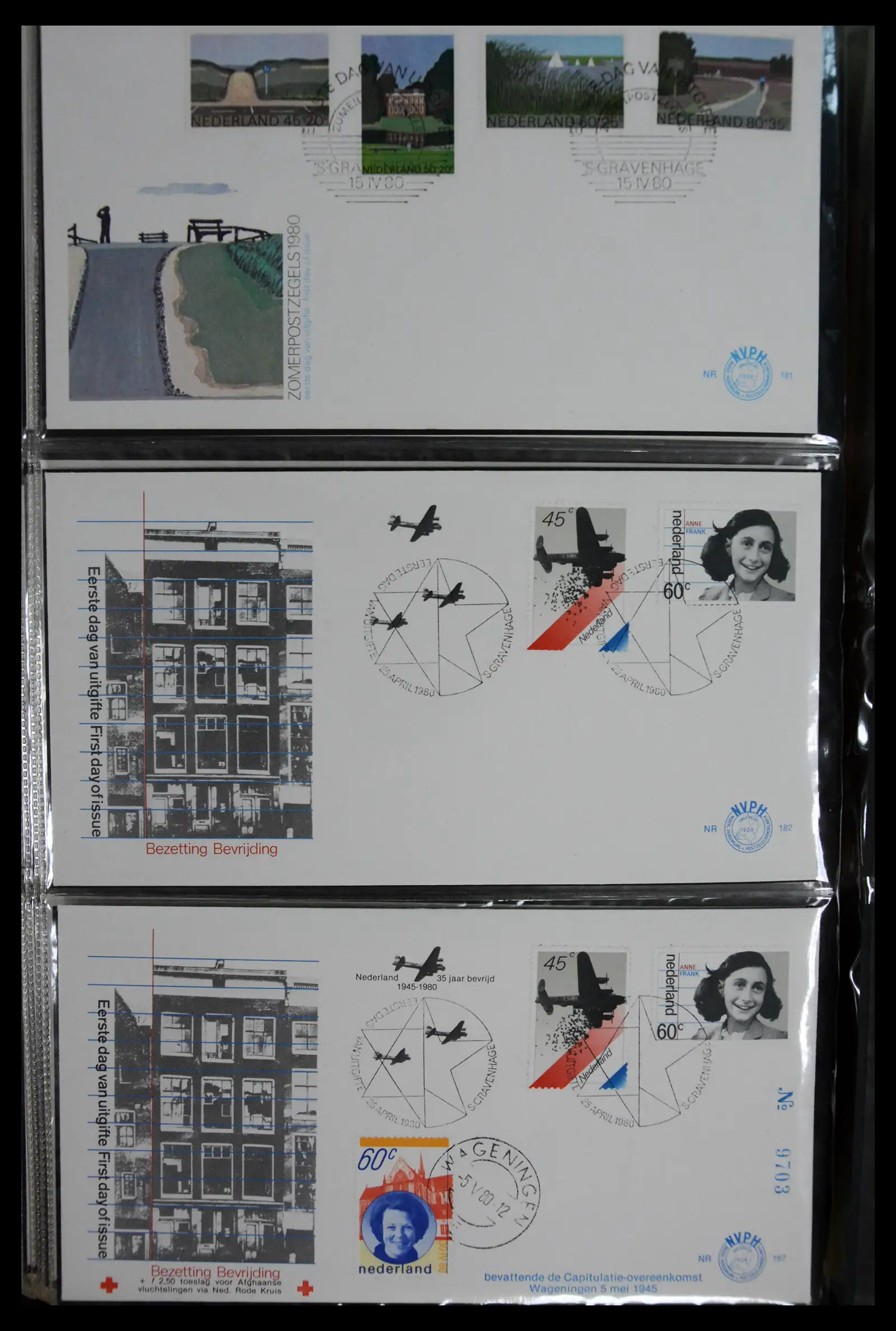 41166 0038 - Postzegelverzameling 41166 Nederland fdc's compleet 1967-2024!!