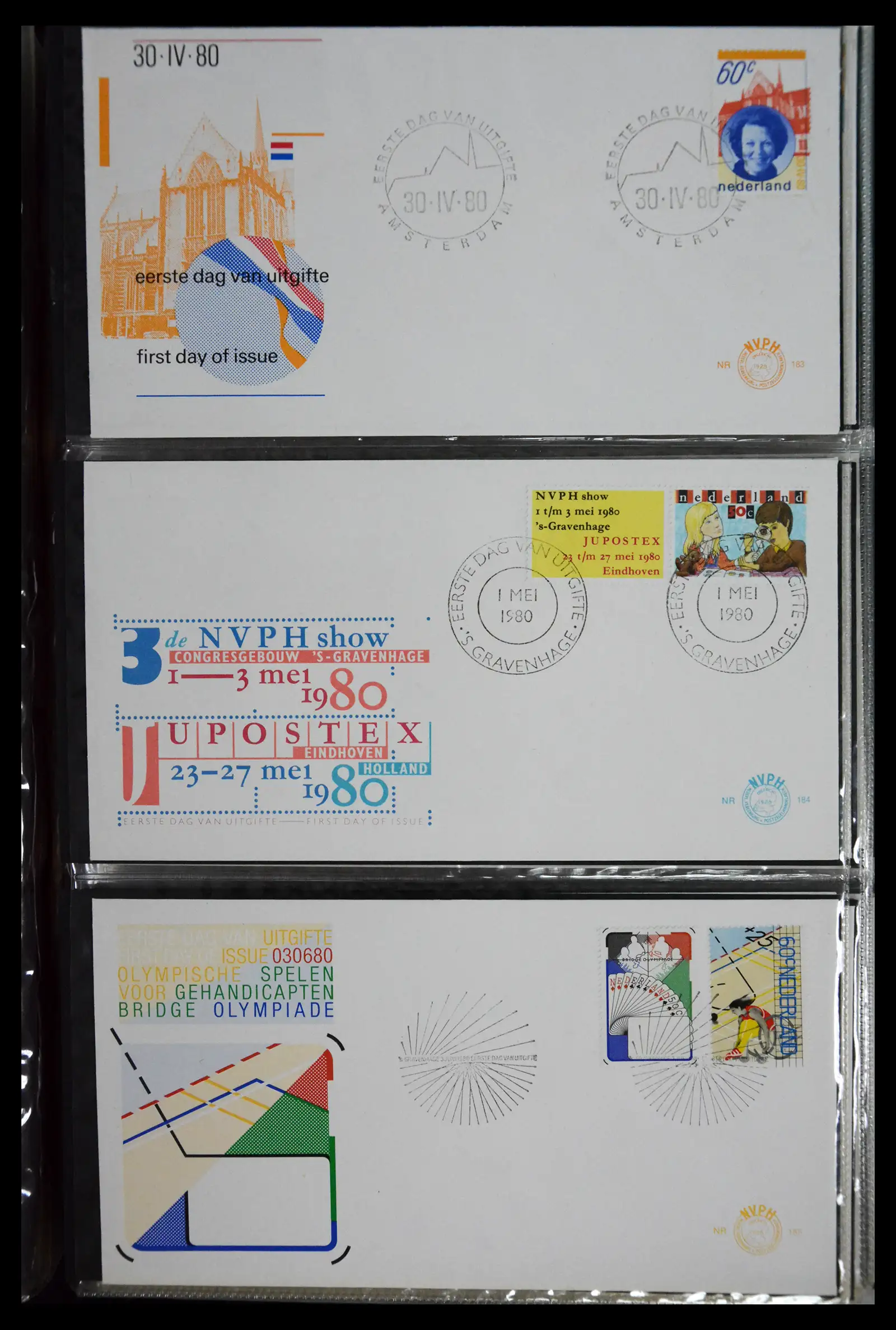 41166 0039 - Postzegelverzameling 41166 Nederland fdc's compleet 1967-2024!!