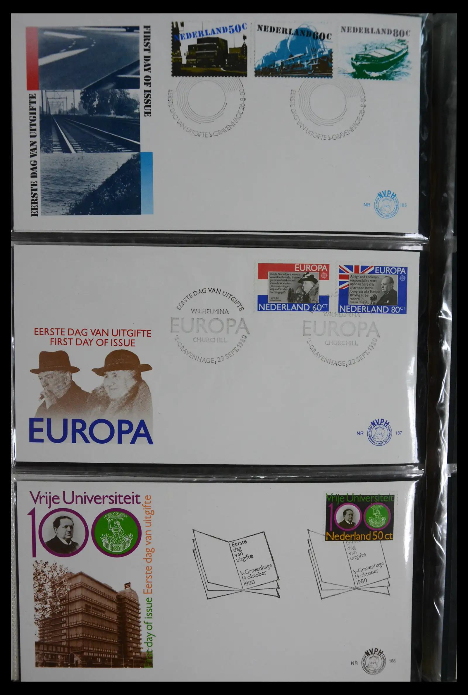 41166 0040 - Postzegelverzameling 41166 Nederland fdc's compleet 1967-2024!!
