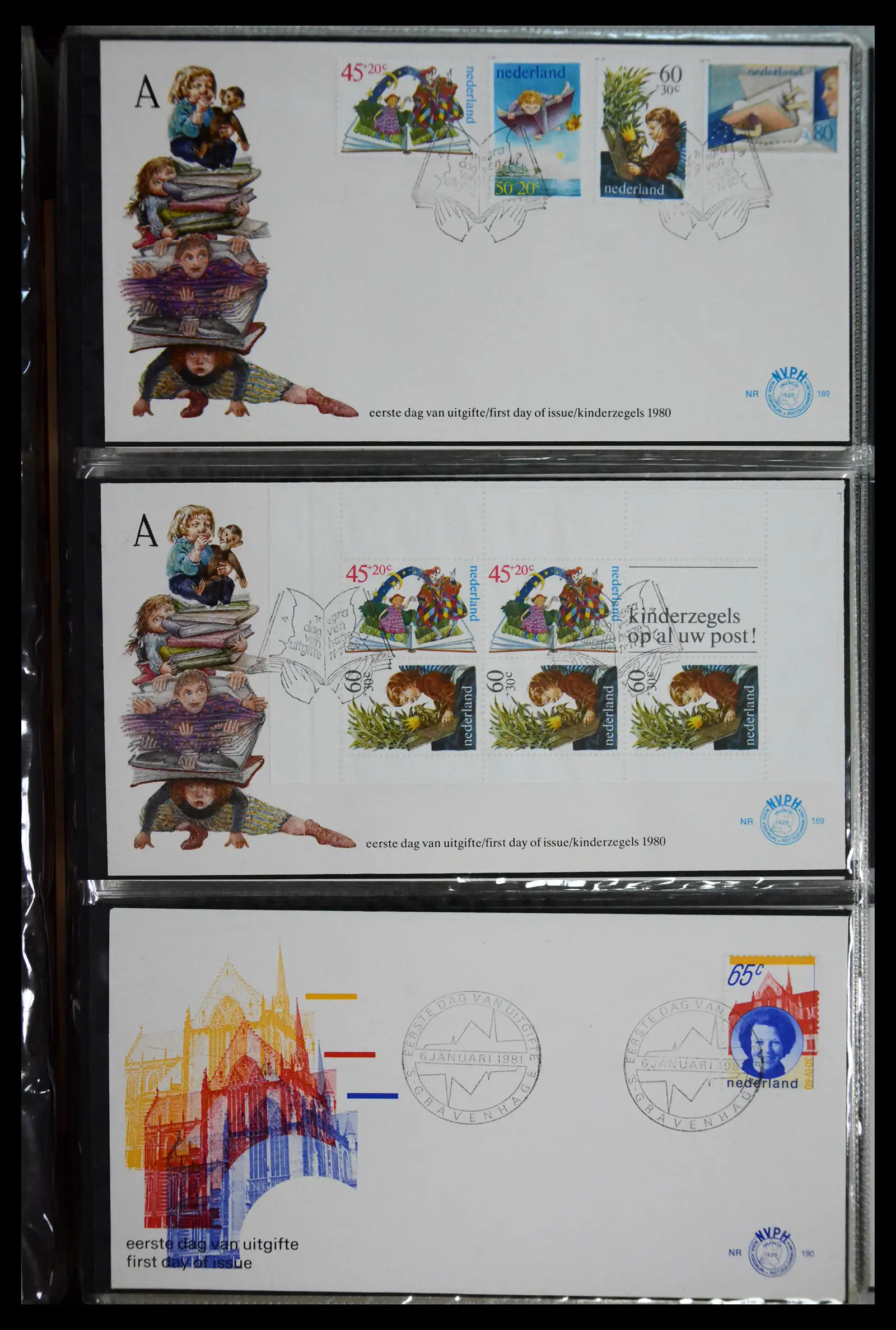 41166 0041 - Postzegelverzameling 41166 Nederland fdc's compleet 1967-2024!!