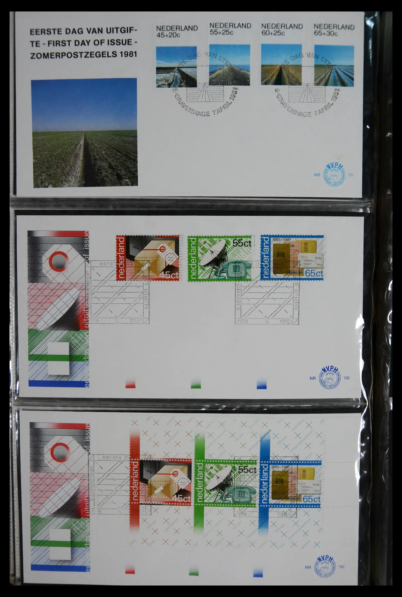 41166 0042 - Postzegelverzameling 41166 Nederland fdc's compleet 1967-2024!!