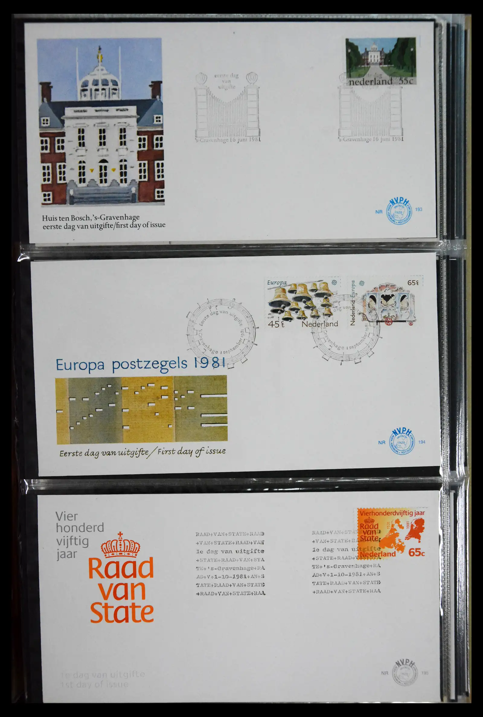 41166 0043 - Postzegelverzameling 41166 Nederland fdc's compleet 1967-2024!!