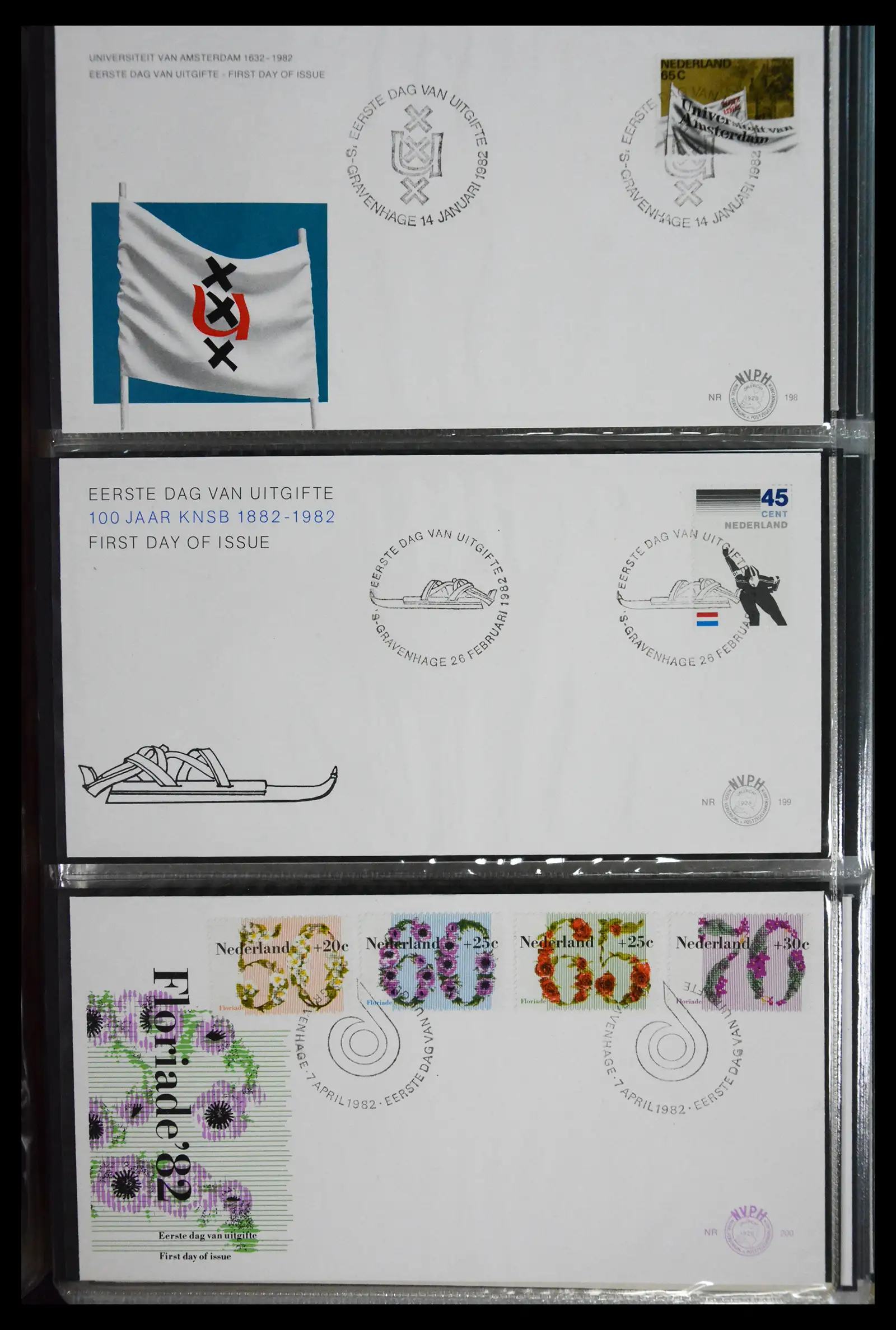 41166 0045 - Postzegelverzameling 41166 Nederland fdc's compleet 1967-2024!!