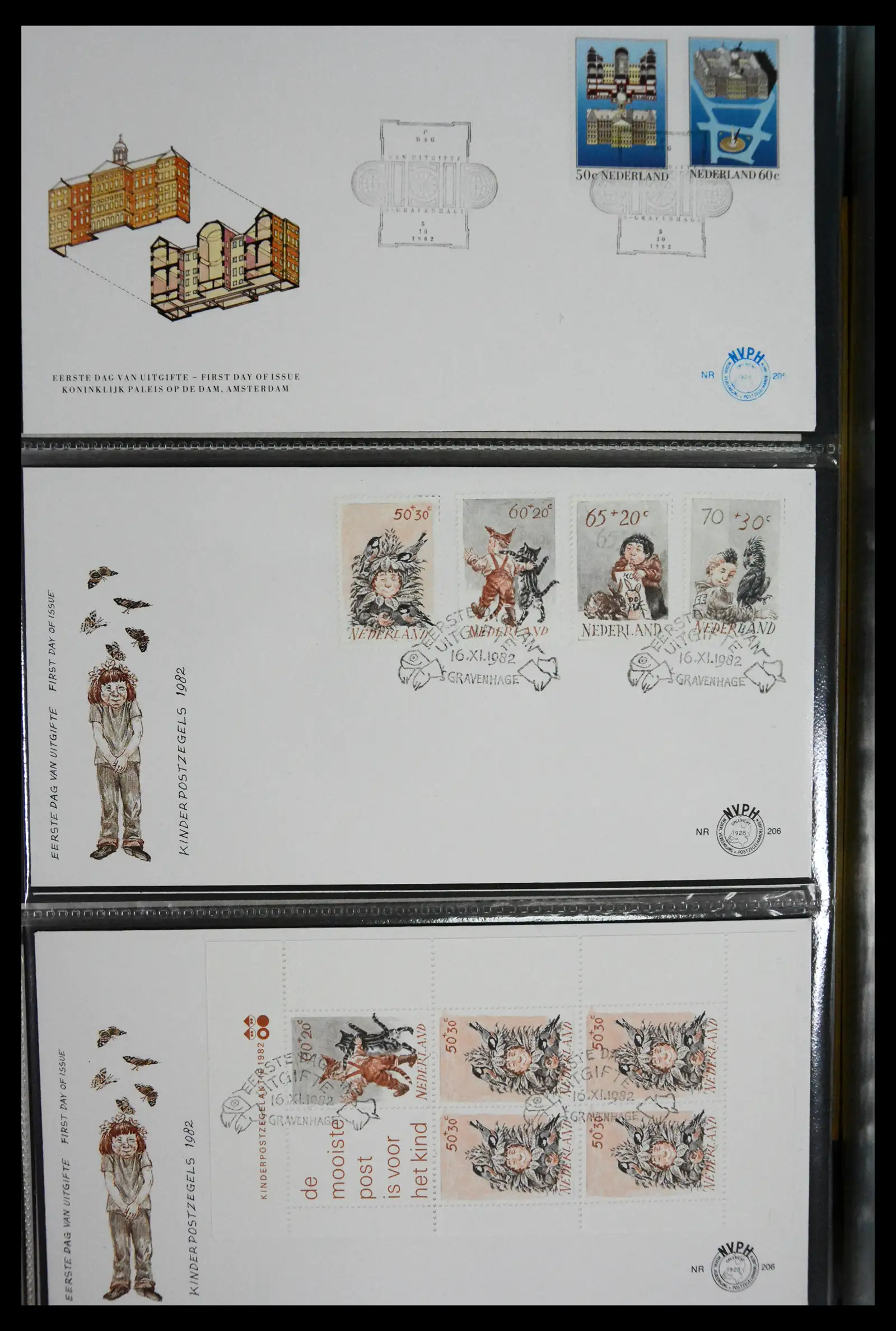 41166 0048 - Postzegelverzameling 41166 Nederland fdc's compleet 1967-2024!!