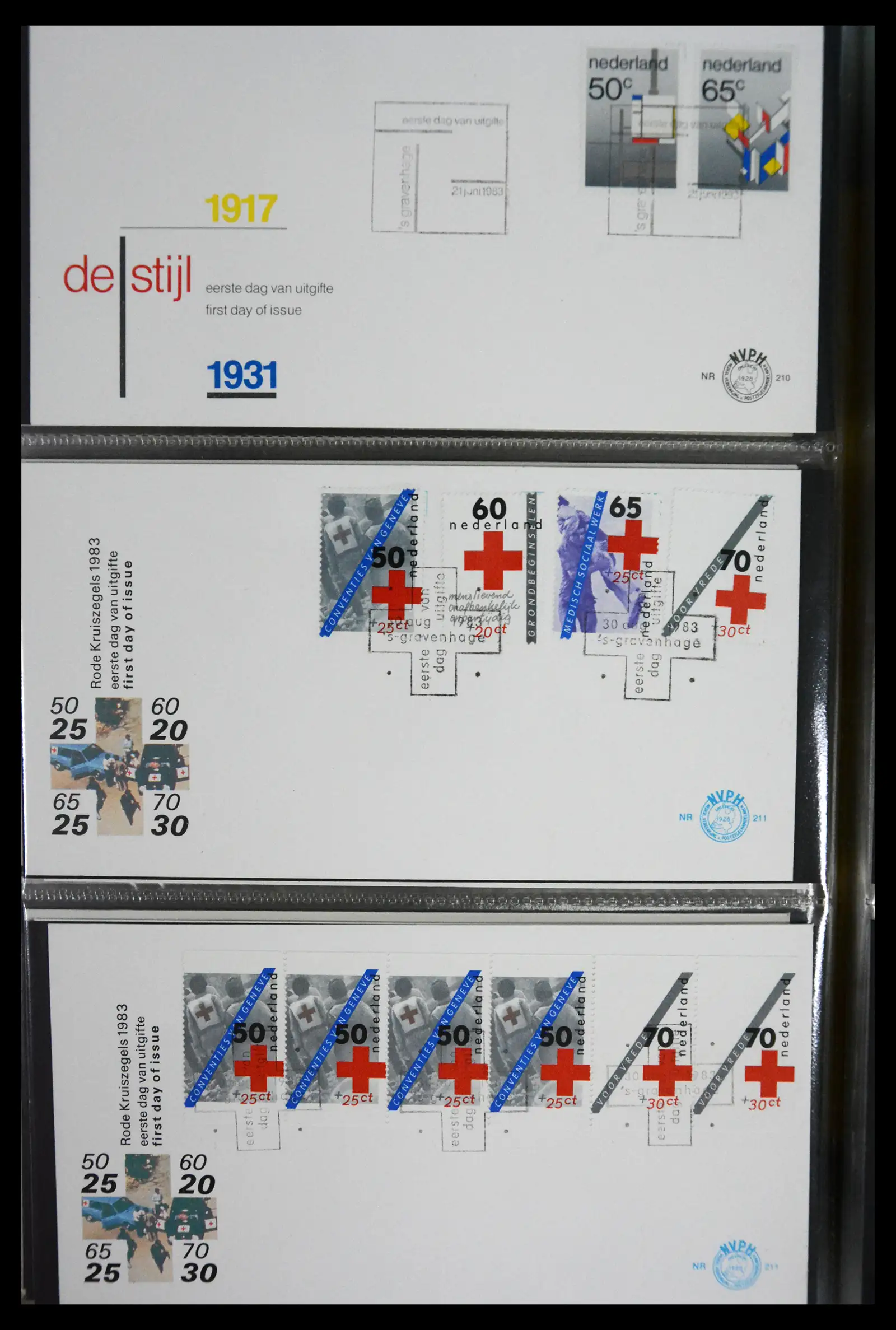 41166 0050 - Postzegelverzameling 41166 Nederland fdc's compleet 1967-2024!!