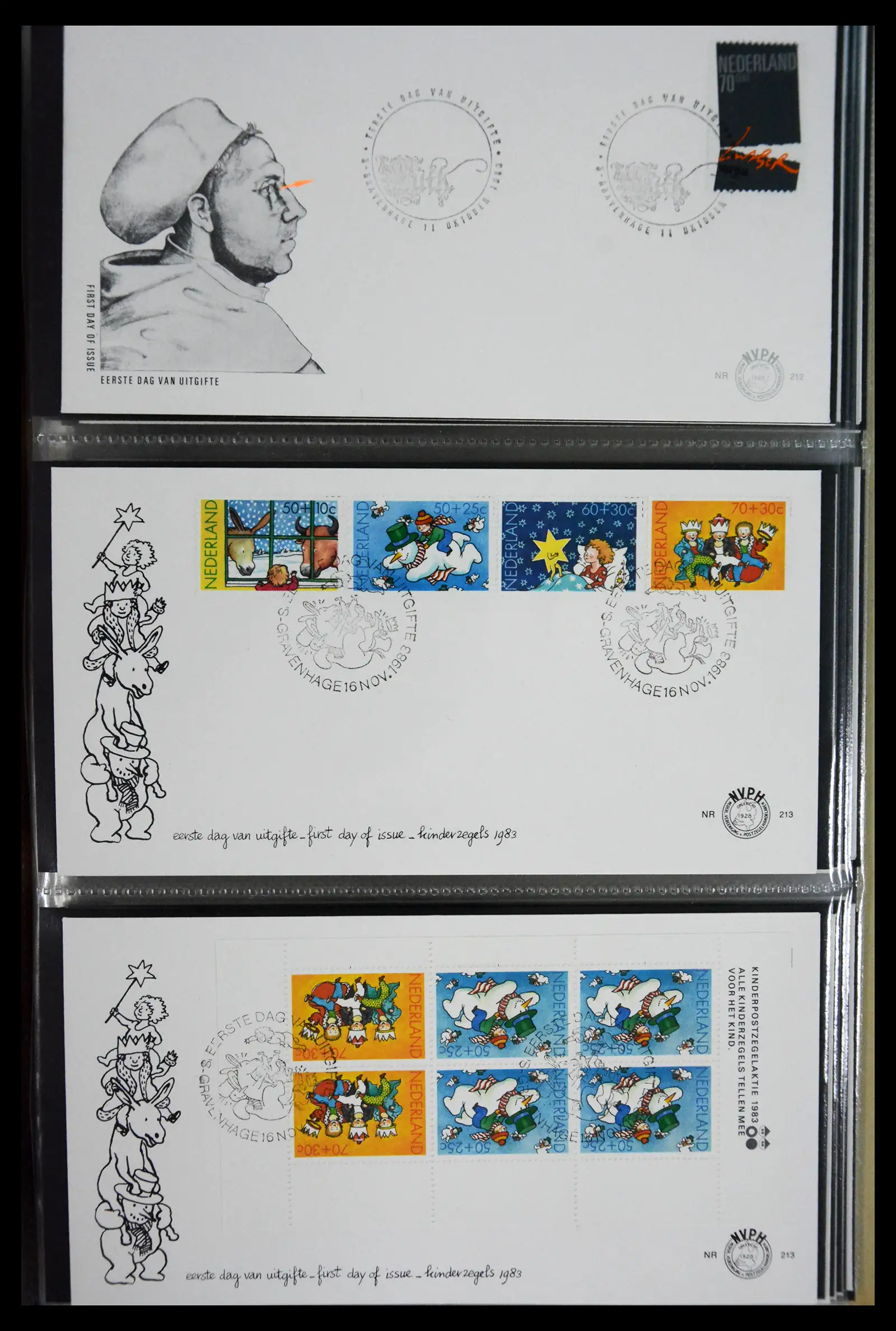 41166 0051 - Postzegelverzameling 41166 Nederland fdc's compleet 1967-2024!!