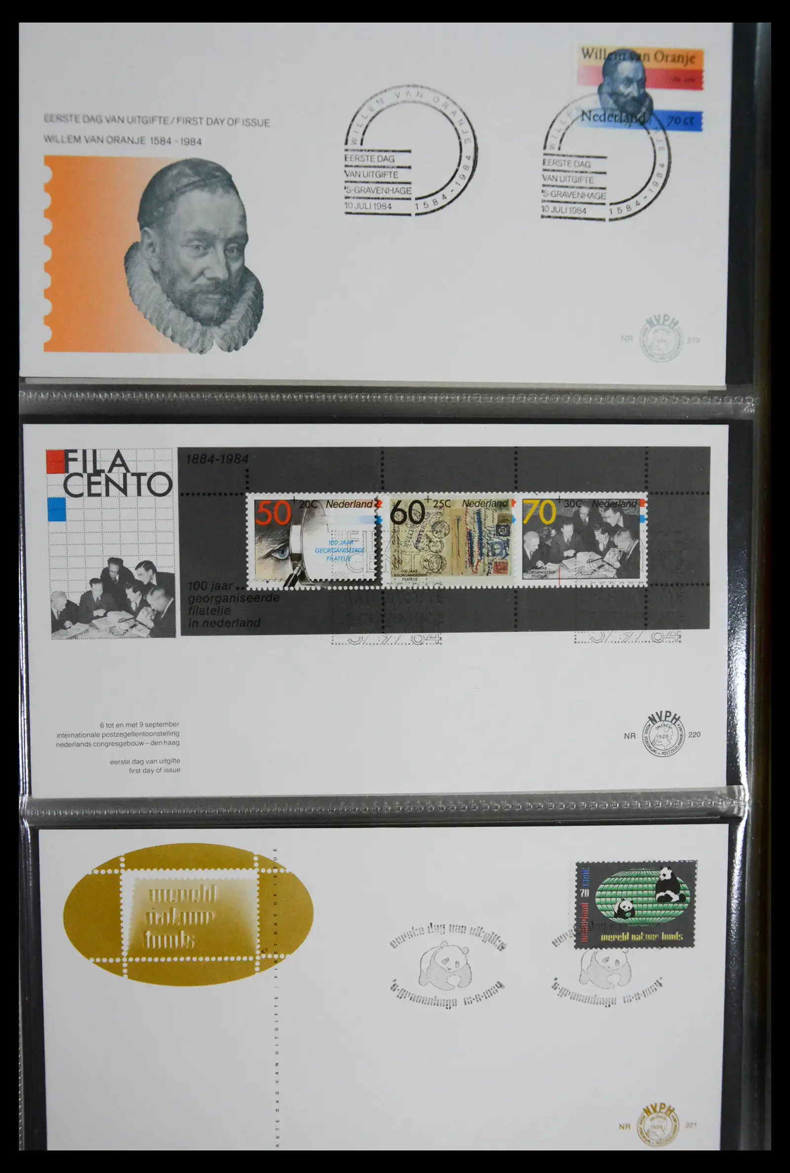 41166 0054 - Postzegelverzameling 41166 Nederland fdc's compleet 1967-2024!!