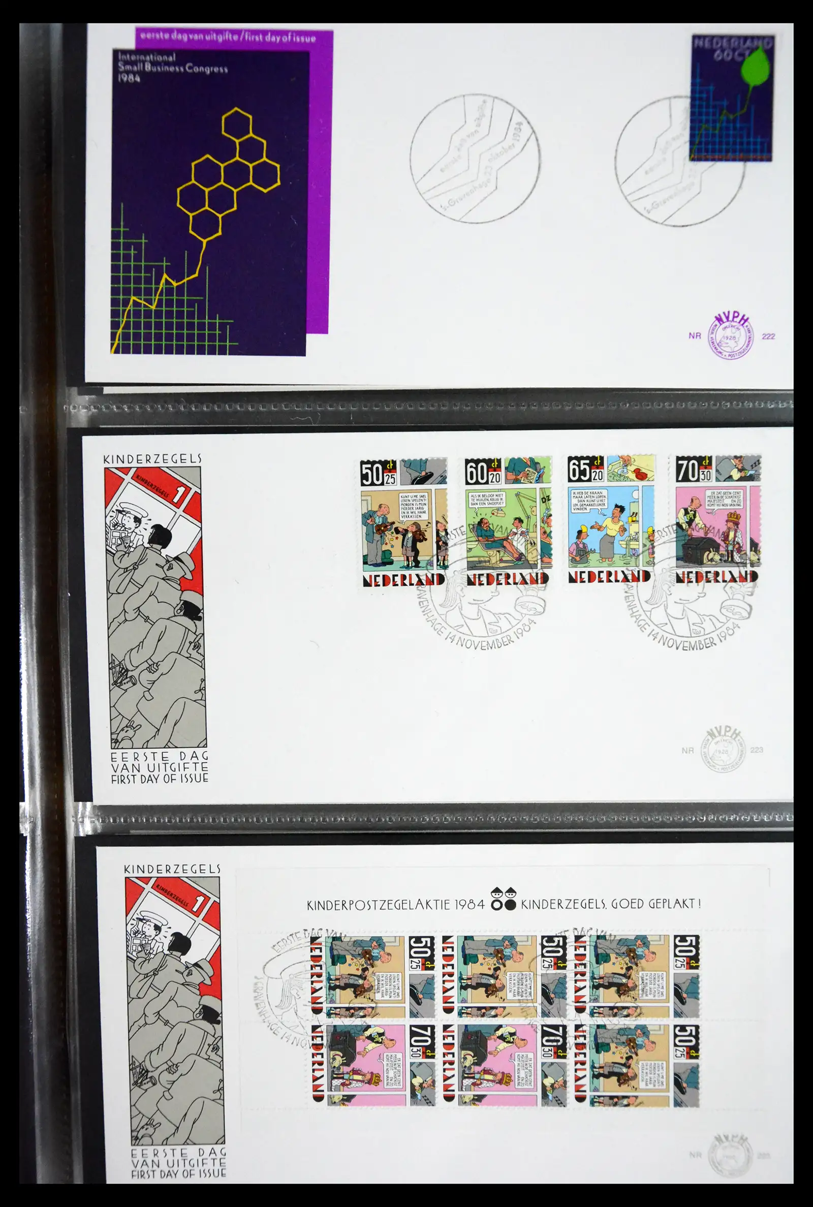 41166 0055 - Postzegelverzameling 41166 Nederland fdc's compleet 1967-2024!!