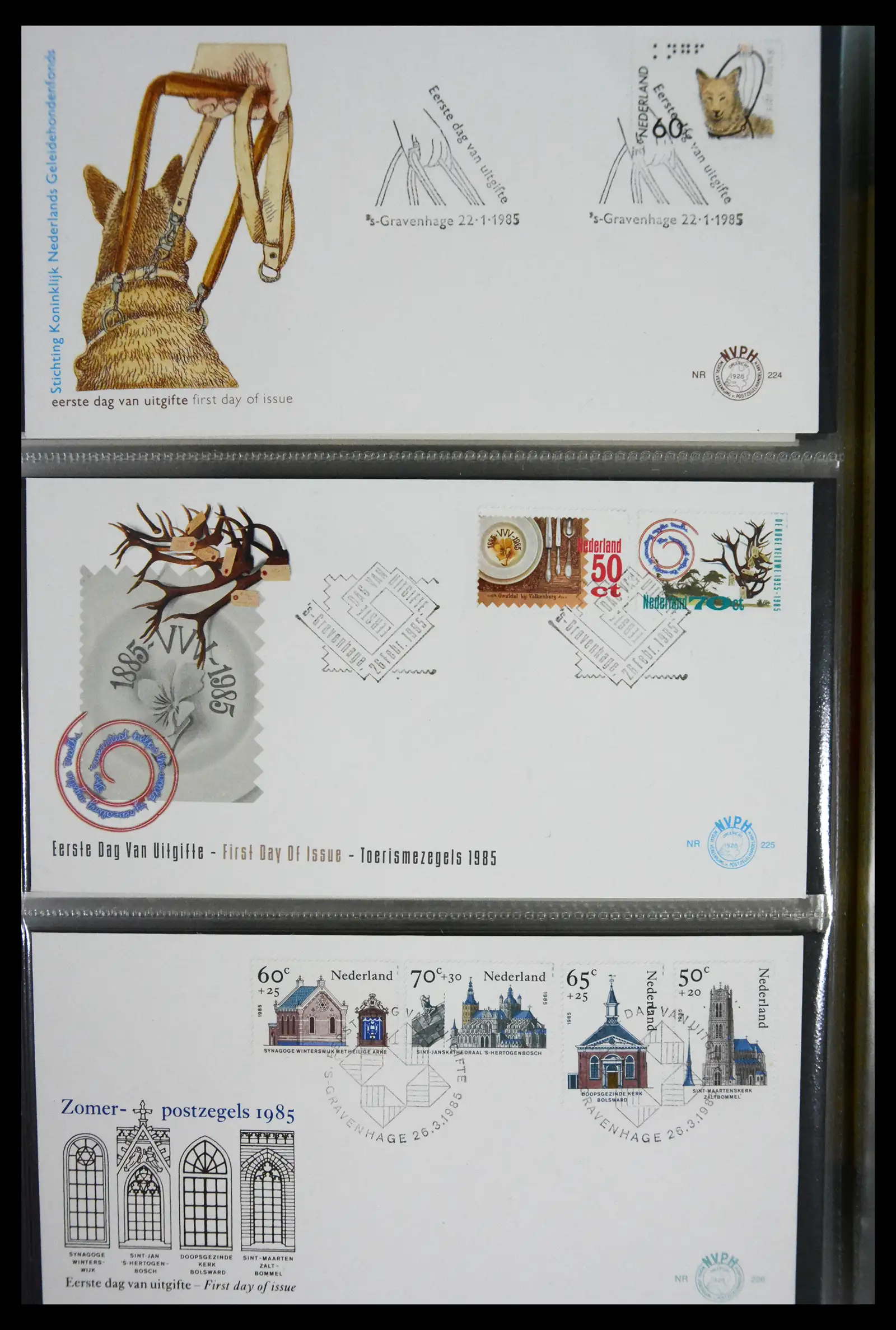 41166 0056 - Postzegelverzameling 41166 Nederland fdc's compleet 1967-2024!!