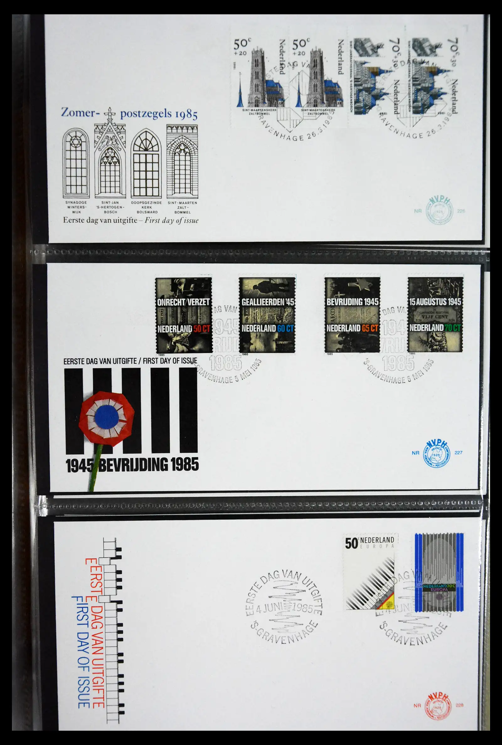 41166 0057 - Postzegelverzameling 41166 Nederland fdc's compleet 1967-2024!!