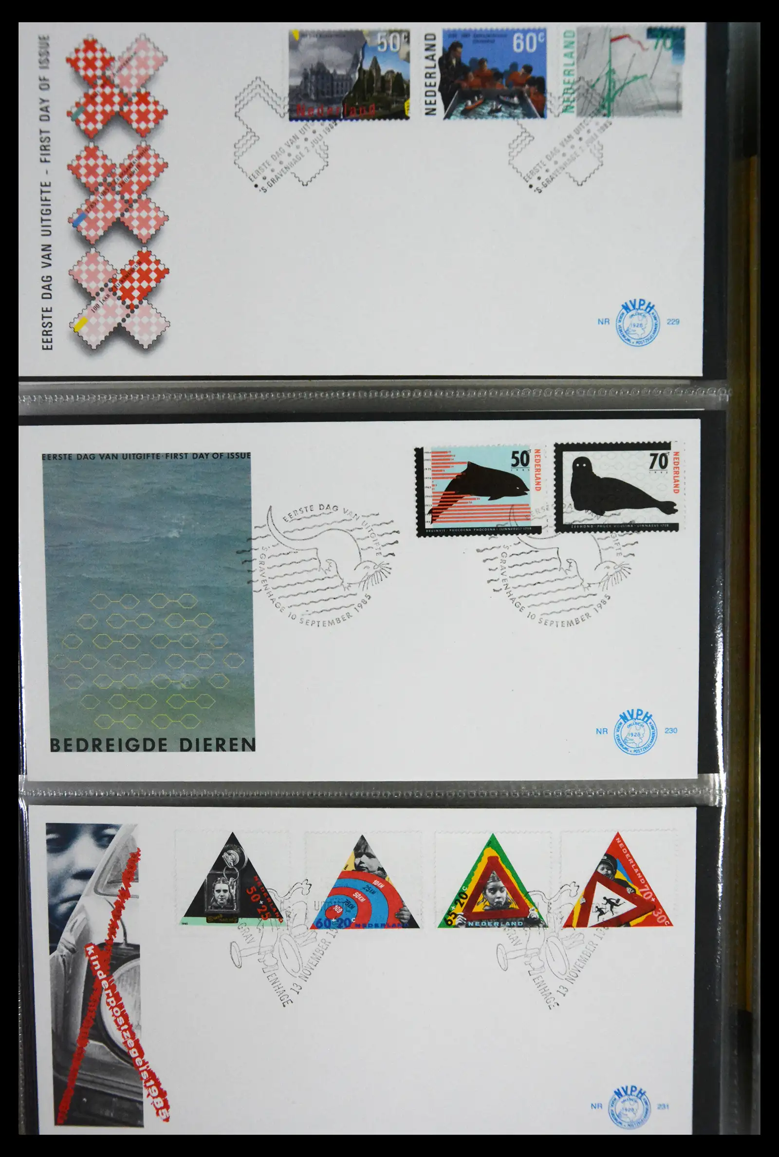 41166 0058 - Postzegelverzameling 41166 Nederland fdc's compleet 1967-2024!!