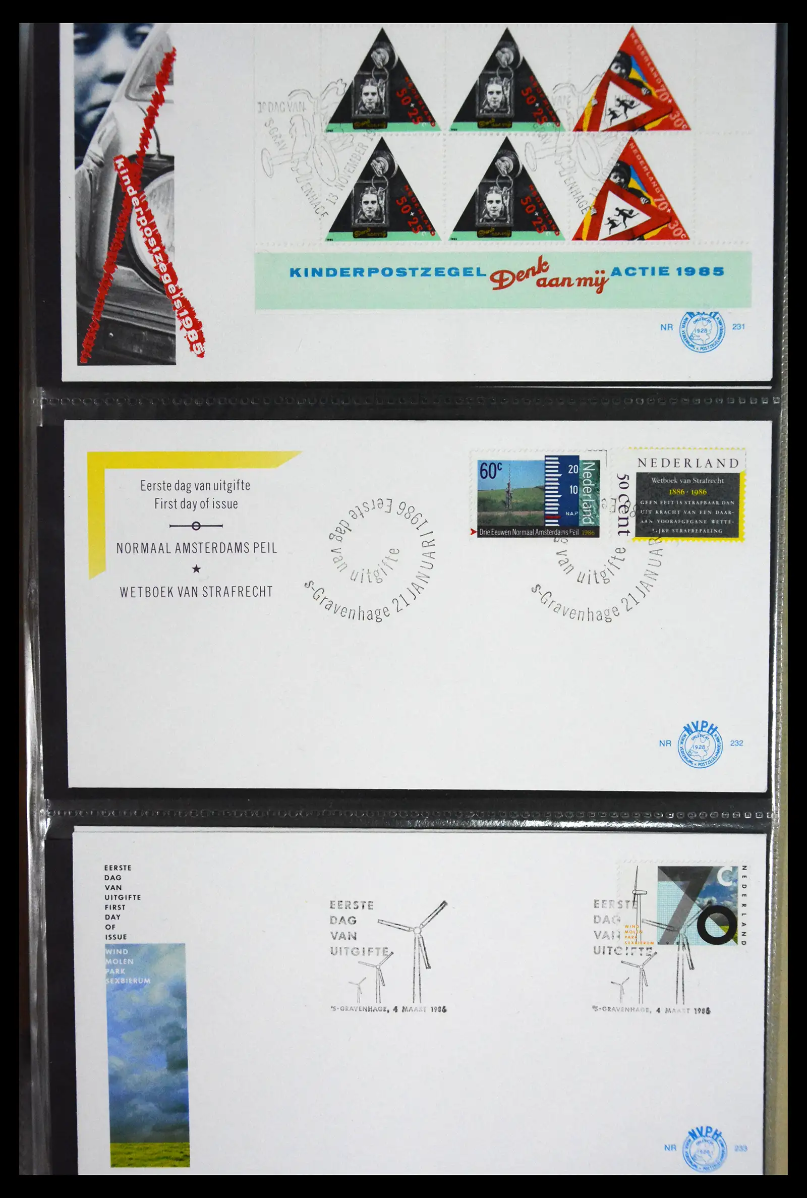 41166 0059 - Postzegelverzameling 41166 Nederland fdc's compleet 1967-2024!!