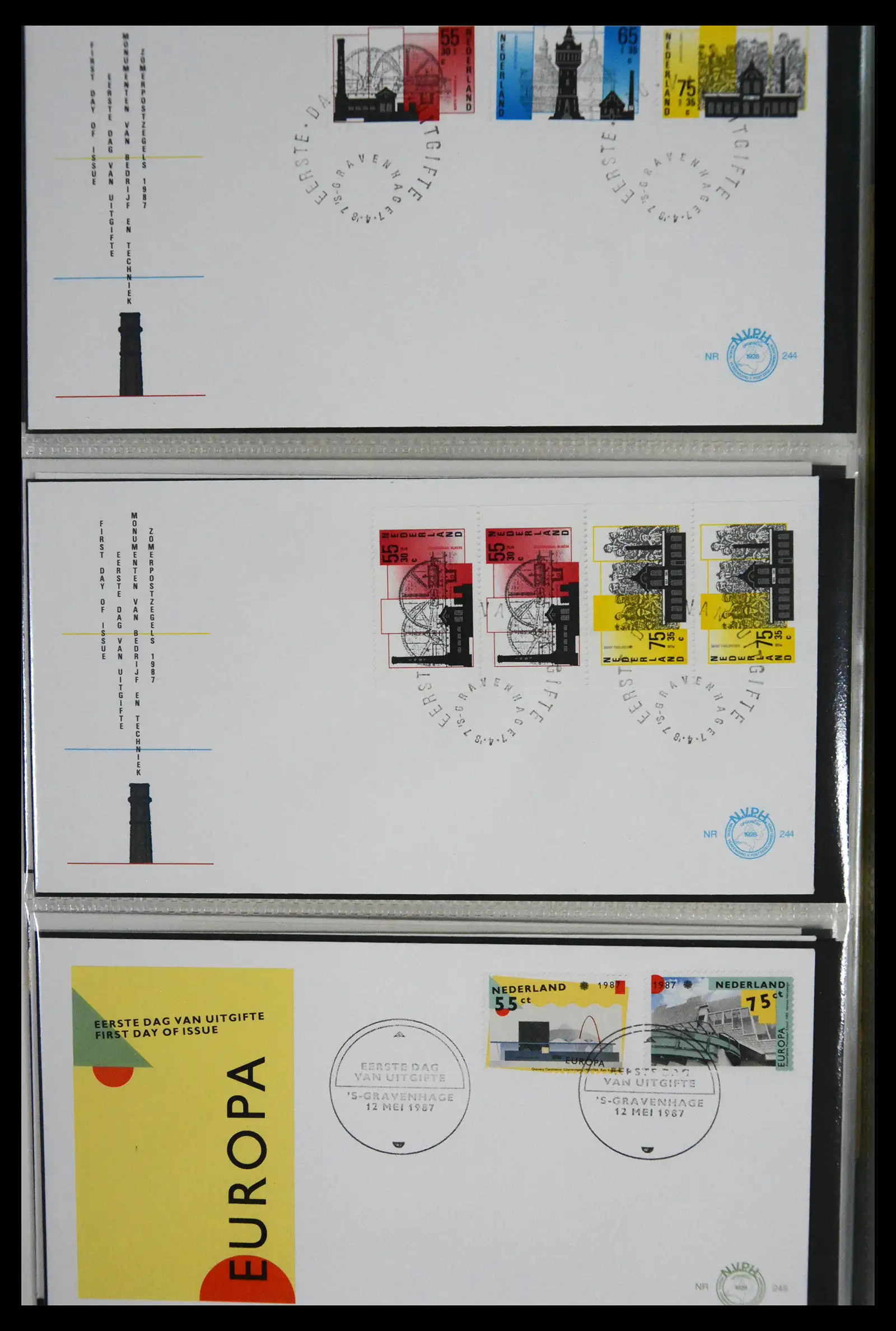 41166 0066 - Postzegelverzameling 41166 Nederland fdc's compleet 1967-2024!!