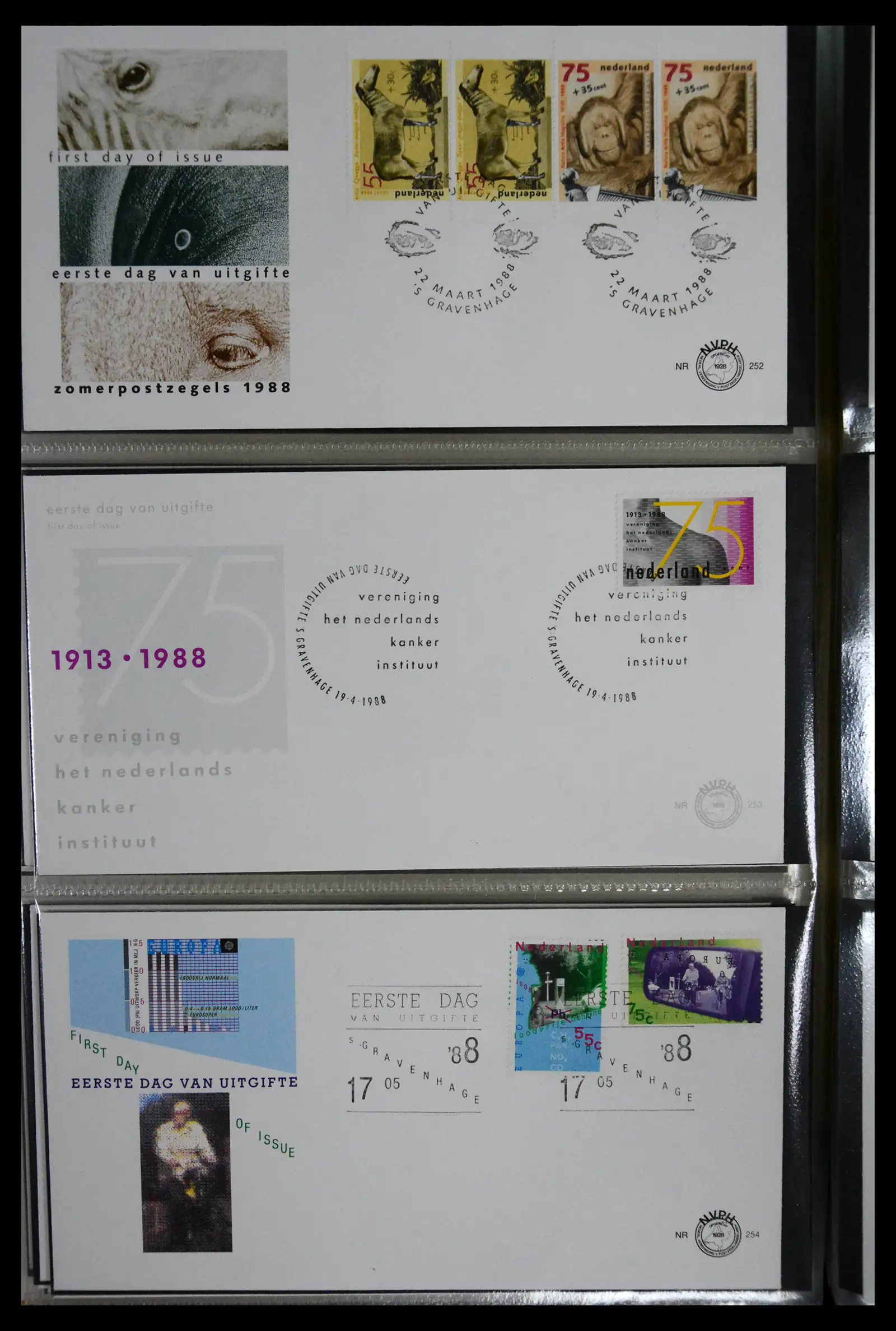 41166 0070 - Postzegelverzameling 41166 Nederland fdc's compleet 1967-2024!!