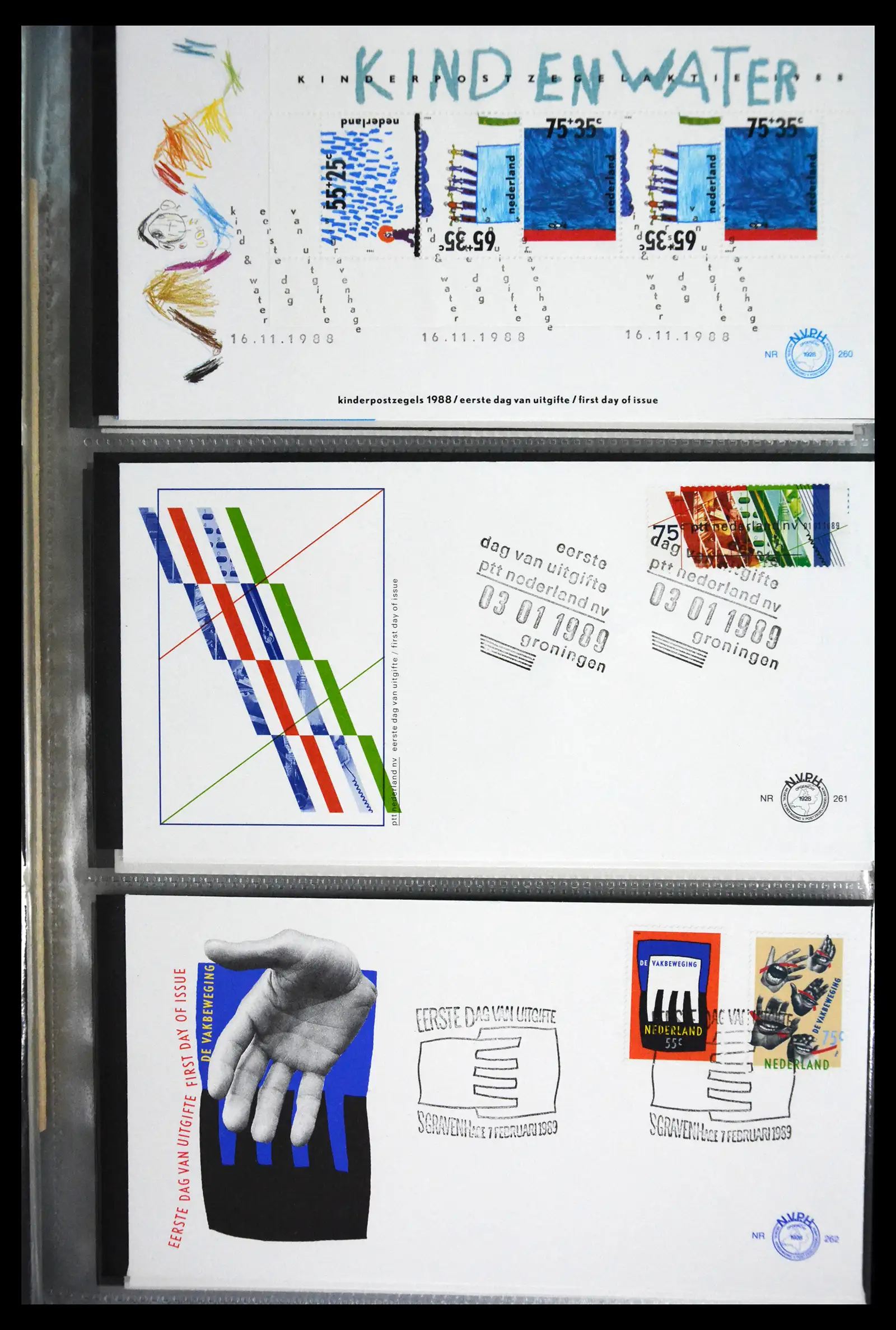 41166 0073 - Postzegelverzameling 41166 Nederland fdc's compleet 1967-2024!!