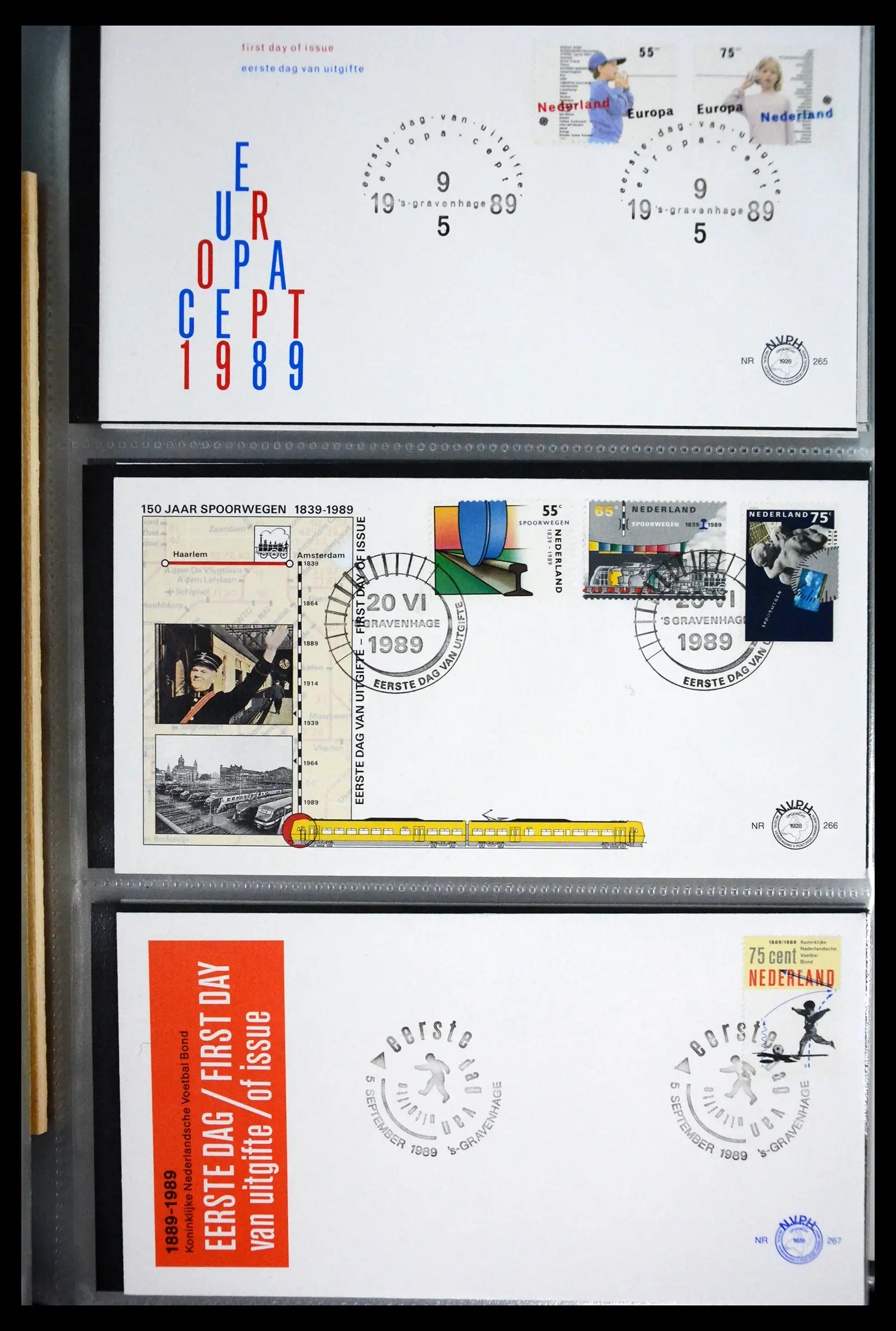 41166 0075 - Postzegelverzameling 41166 Nederland fdc's compleet 1967-2024!!