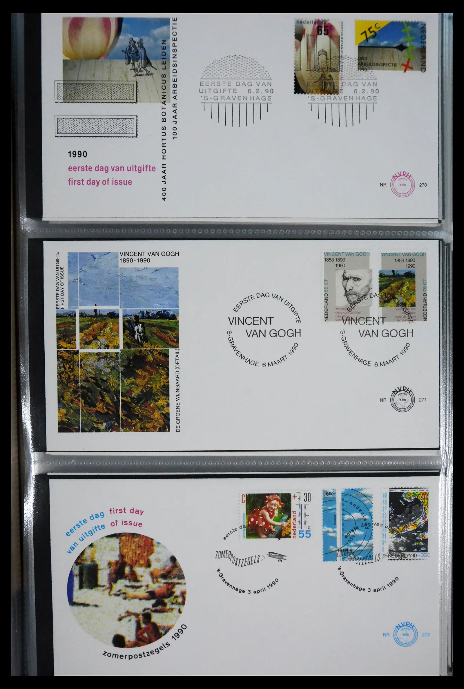 41166 0077 - Postzegelverzameling 41166 Nederland fdc's compleet 1967-2024!!