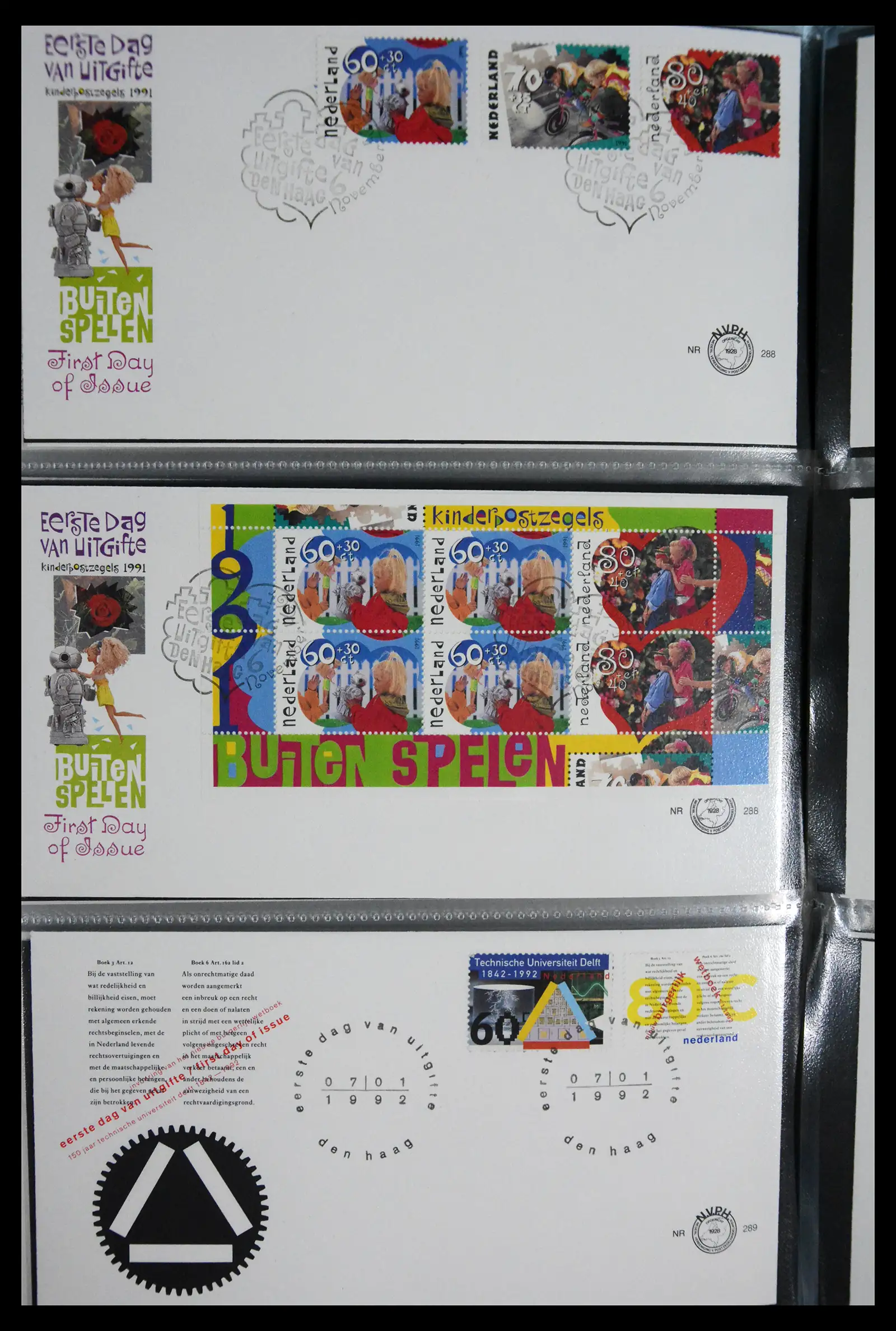 41166 0084 - Postzegelverzameling 41166 Nederland fdc's compleet 1967-2024!!