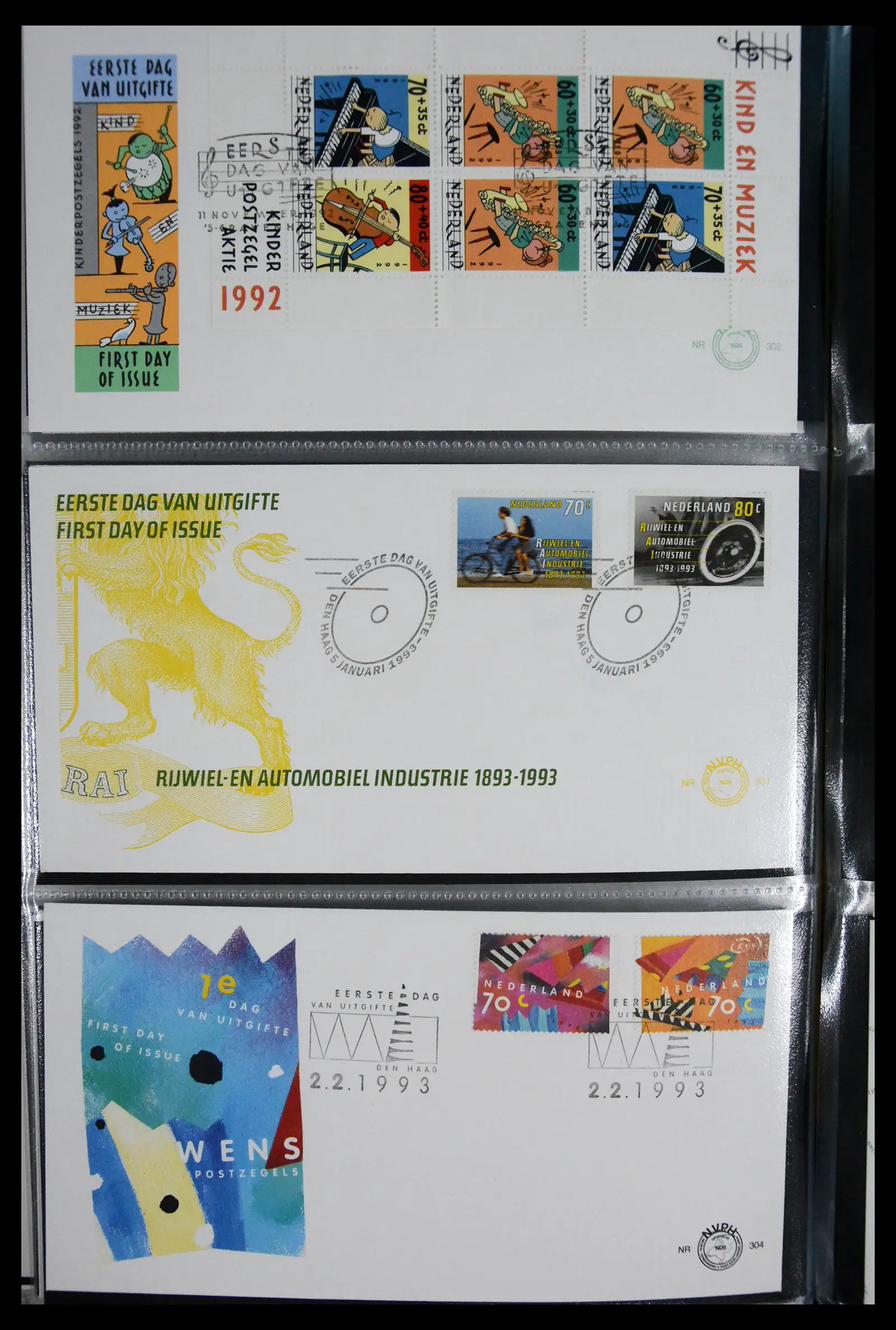 41166 0090 - Postzegelverzameling 41166 Nederland fdc's compleet 1967-2024!!