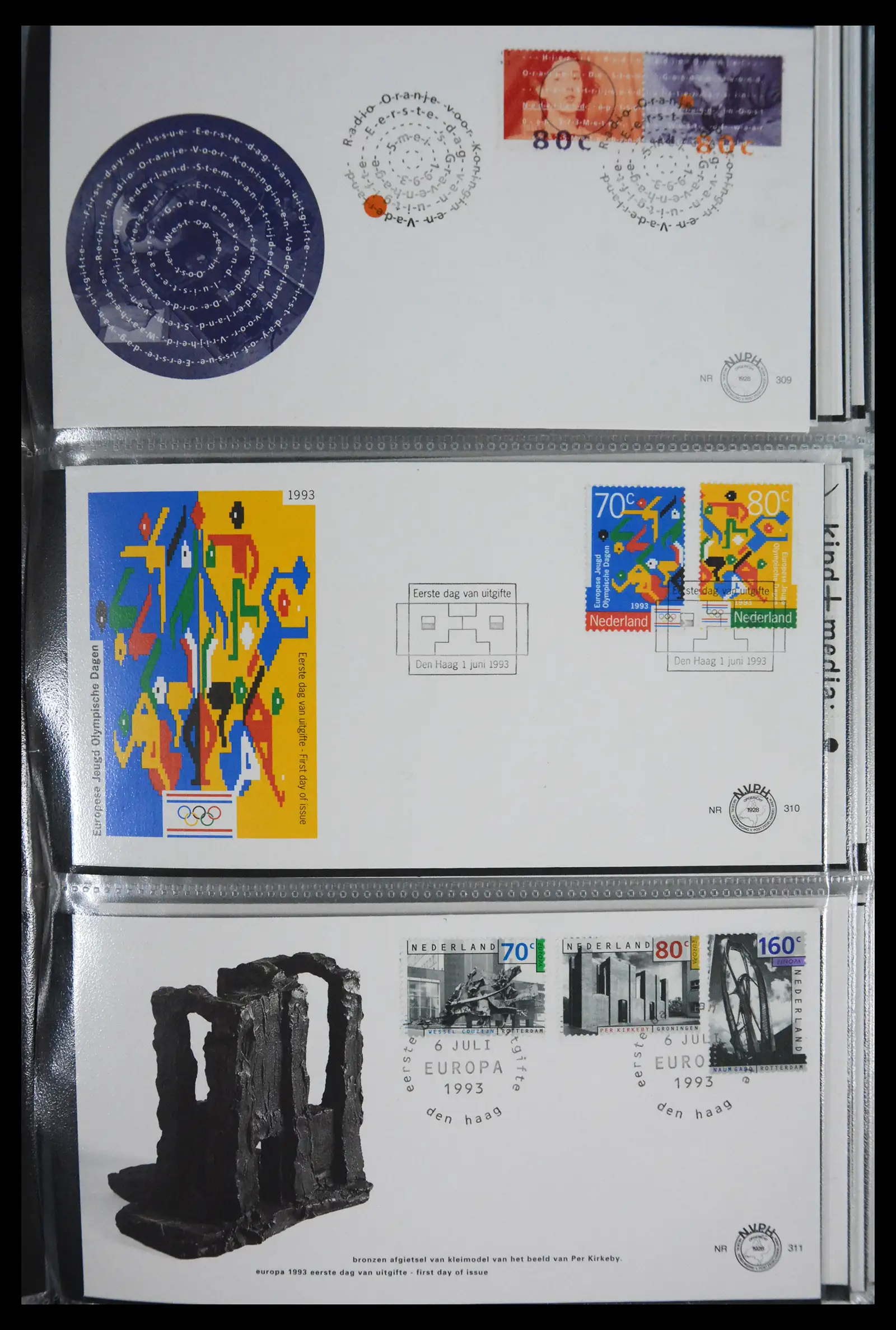 41166 0093 - Postzegelverzameling 41166 Nederland fdc's compleet 1967-2024!!