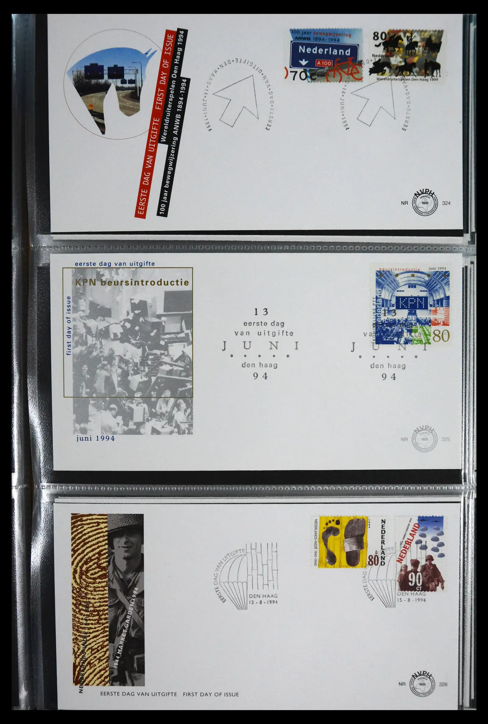 41166 0099 - Postzegelverzameling 41166 Nederland fdc's compleet 1967-2024!!
