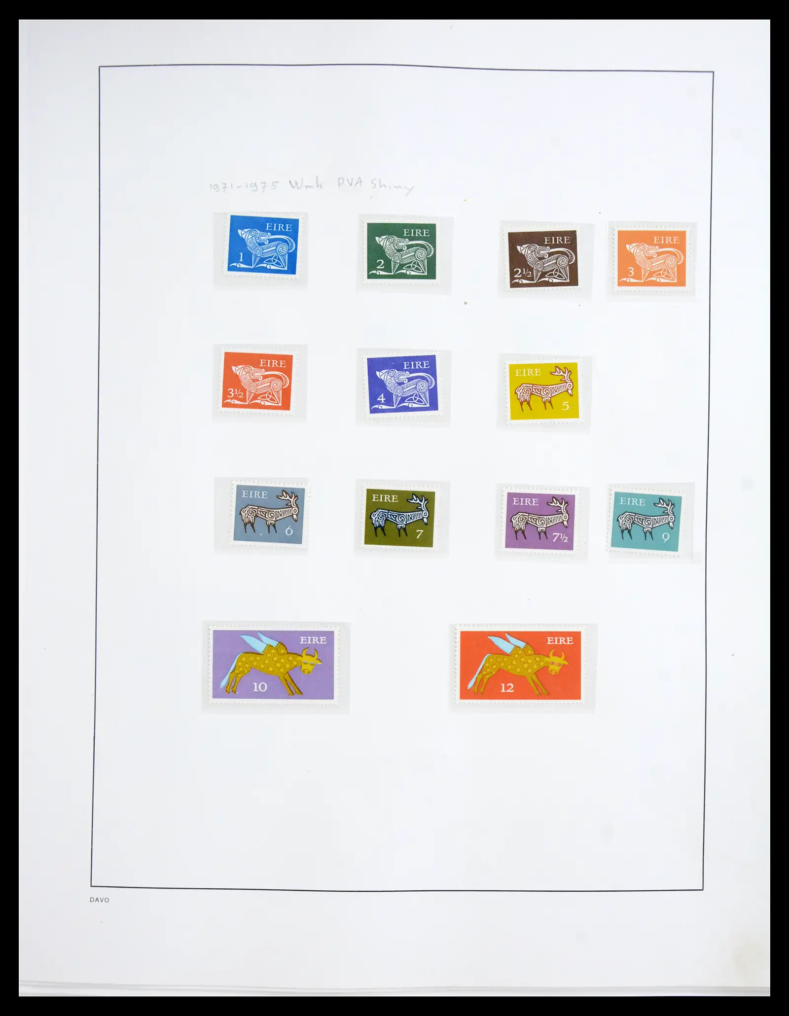 41167 0023 - Postzegelverzameling 41167 Ierland compleet 1940-2001.