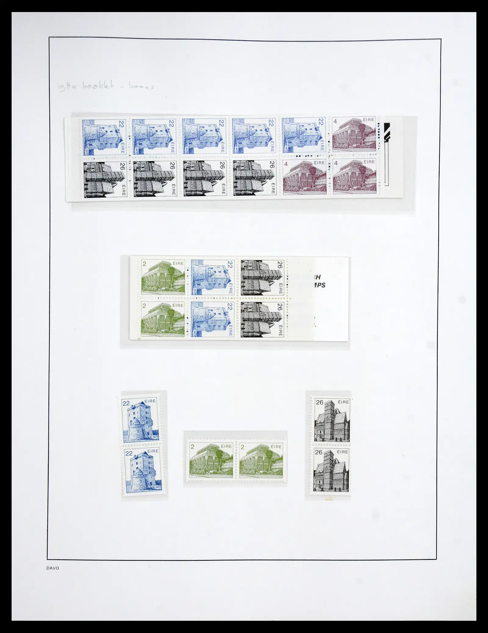 41167 0063 - Postzegelverzameling 41167 Ierland compleet 1940-2001.