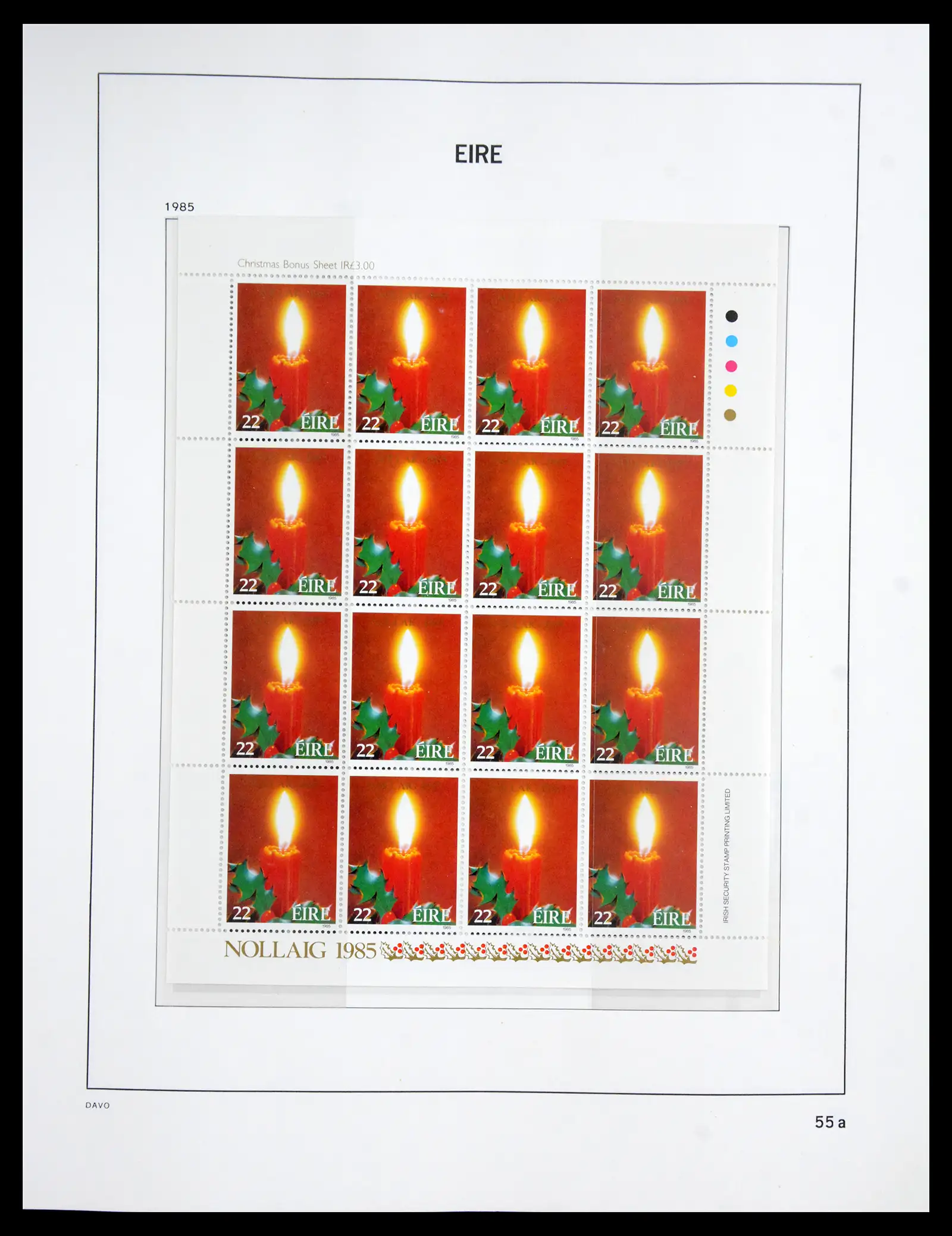 41167 0071 - Postzegelverzameling 41167 Ierland compleet 1940-2001.