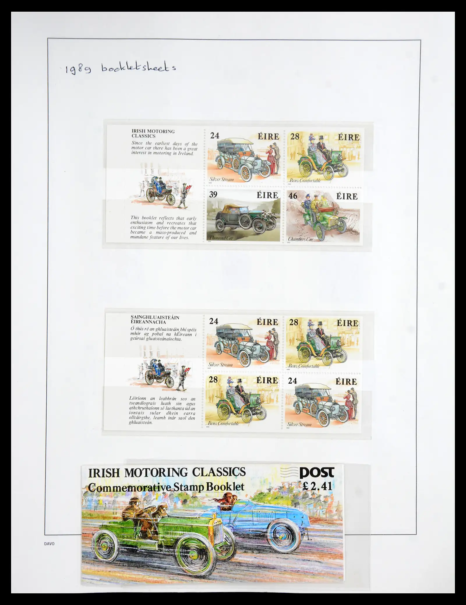 41167 0089 - Postzegelverzameling 41167 Ierland compleet 1940-2001.