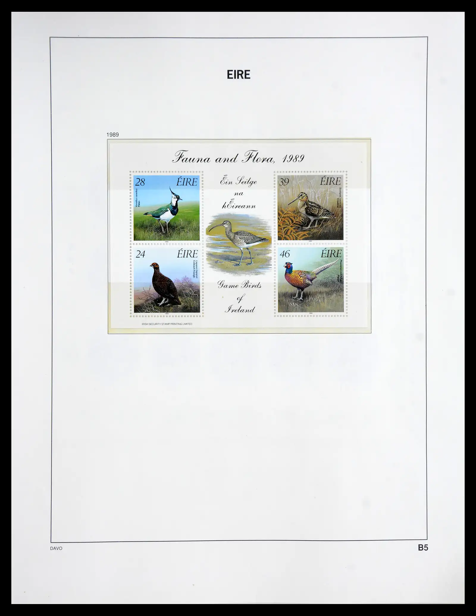 41167 0093 - Postzegelverzameling 41167 Ierland compleet 1940-2001.