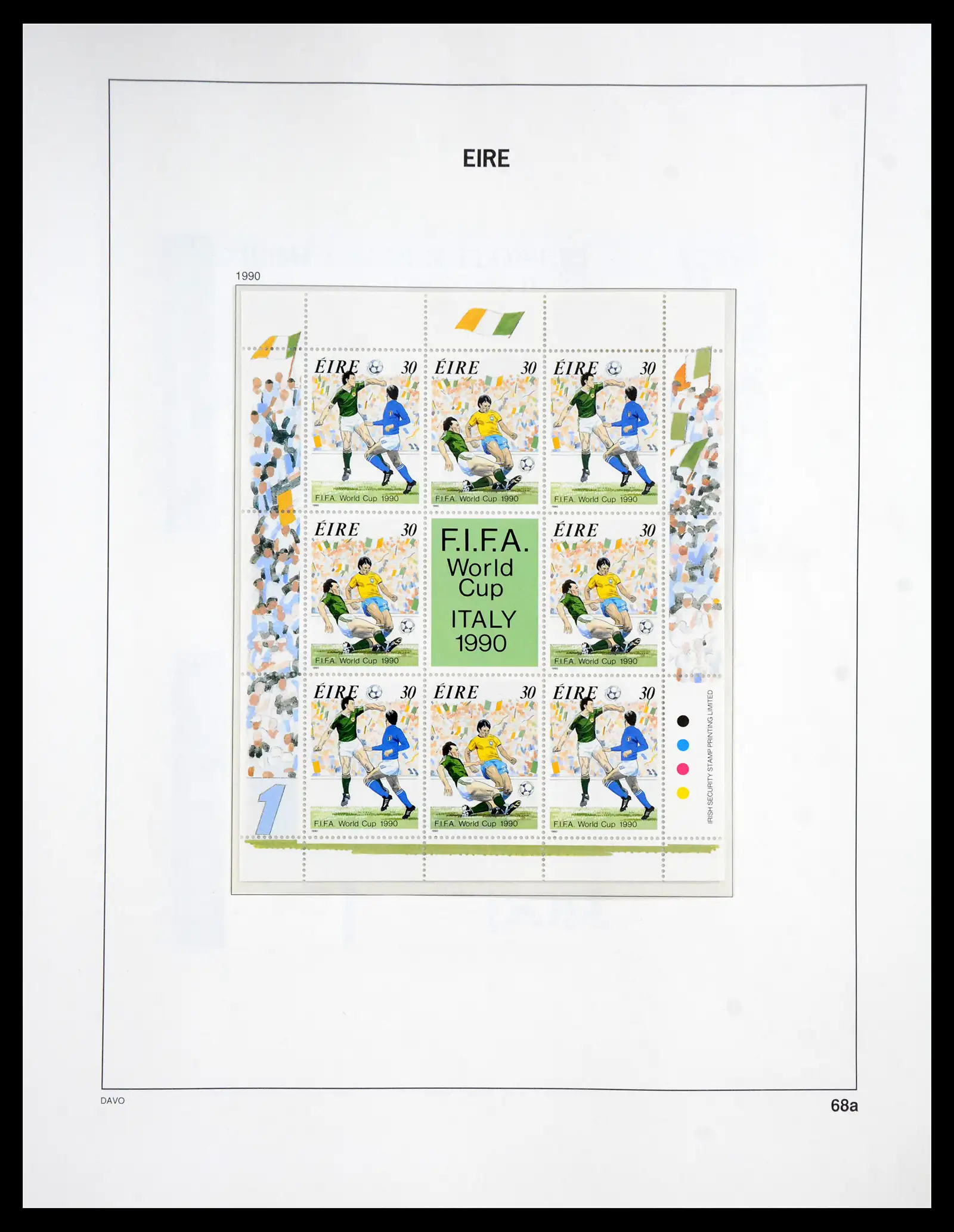 41167 0096 - Postzegelverzameling 41167 Ierland compleet 1940-2001.