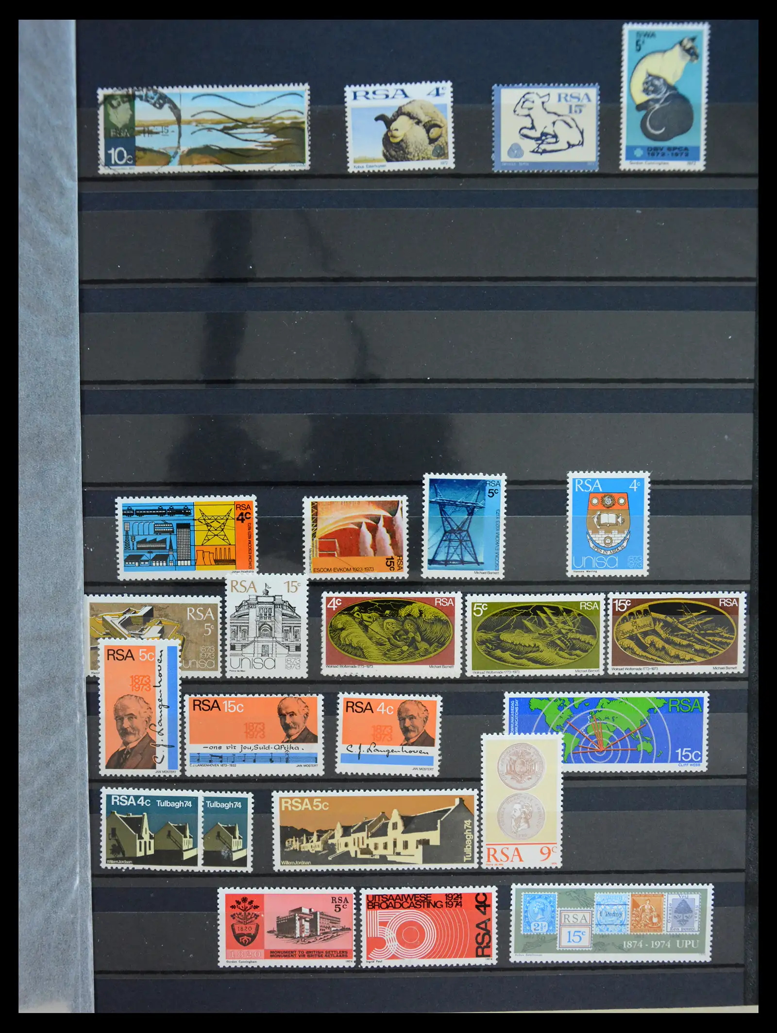 41168 0021 - Stamp collection 41168 South Africa 1910-1994.