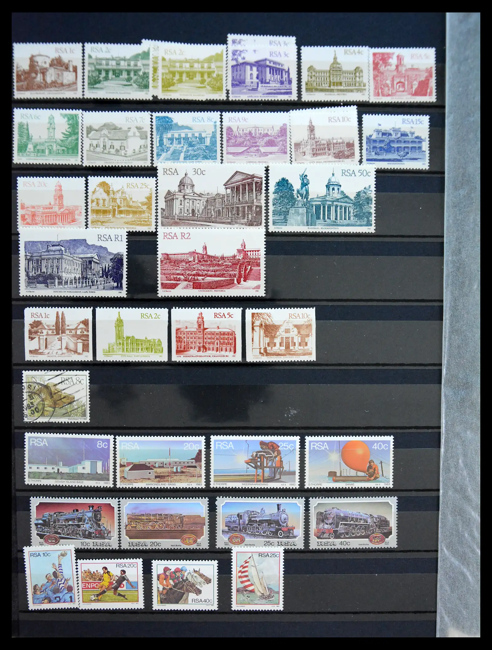 41168 0026 - Stamp collection 41168 South Africa 1910-1994.