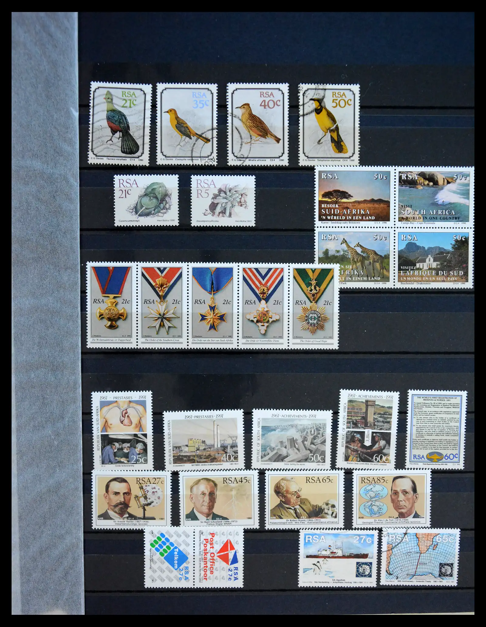41168 0033 - Stamp collection 41168 South Africa 1910-1994.