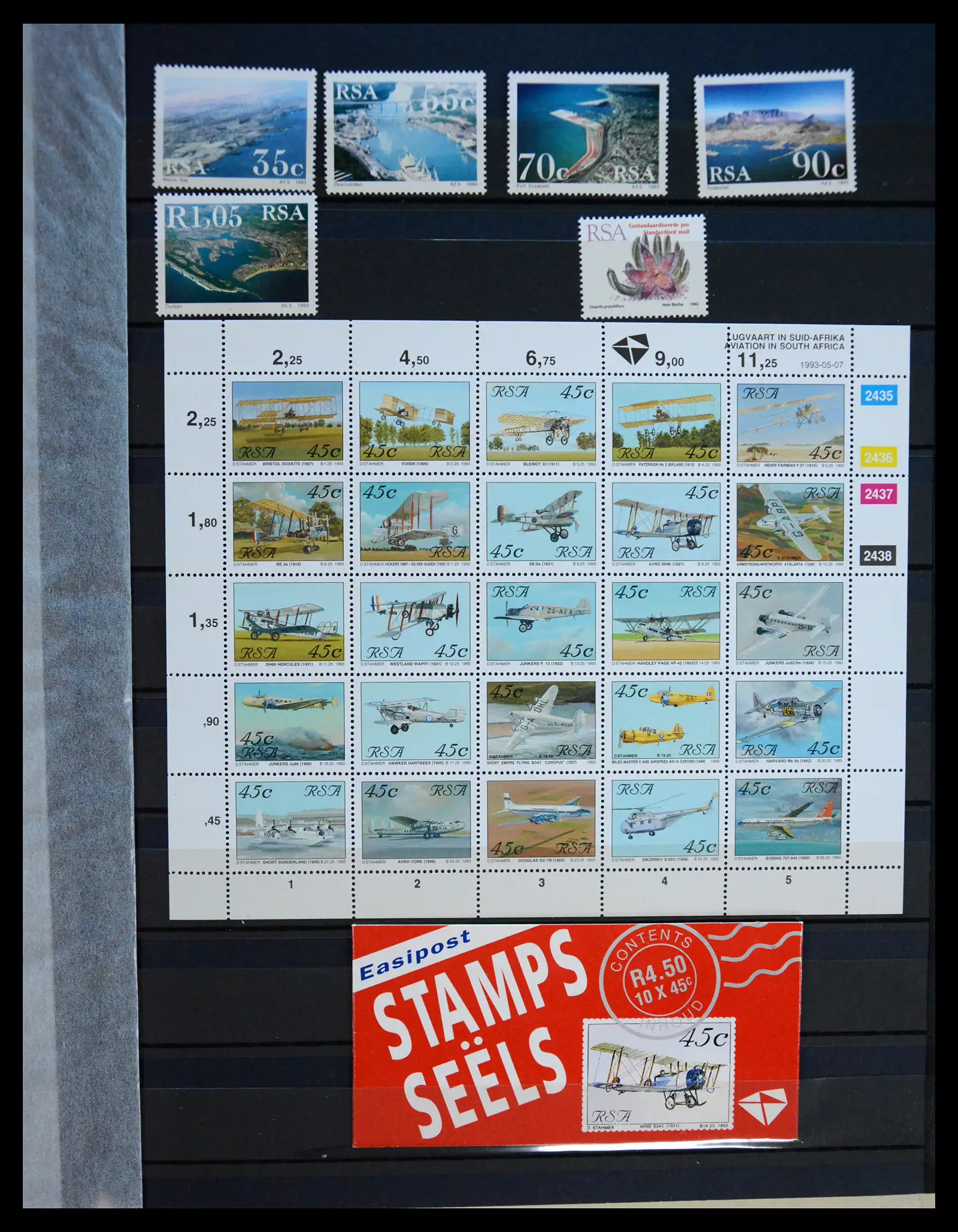 41168 0035 - Stamp collection 41168 South Africa 1910-1994.