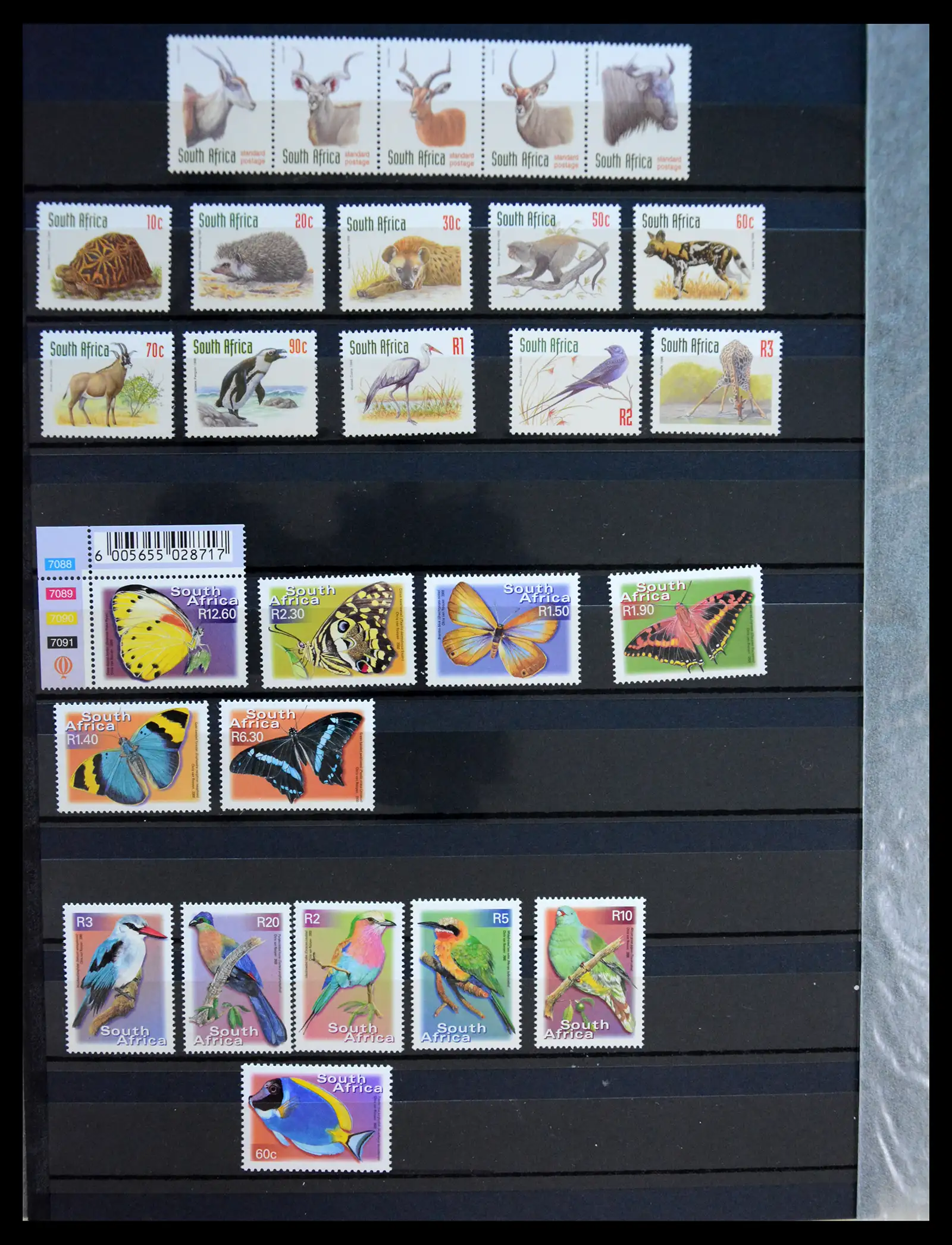 41168 0038 - Stamp collection 41168 South Africa 1910-1994.